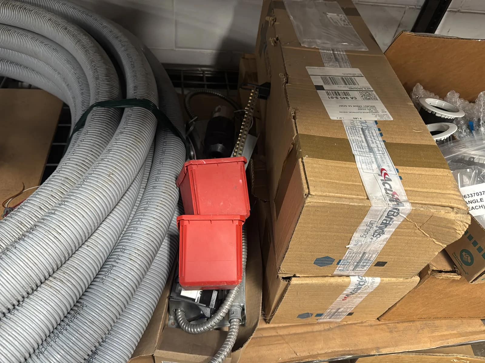 Contents Of (1) Shelf: Assorted Electrical Supply, photo 8 of 12
