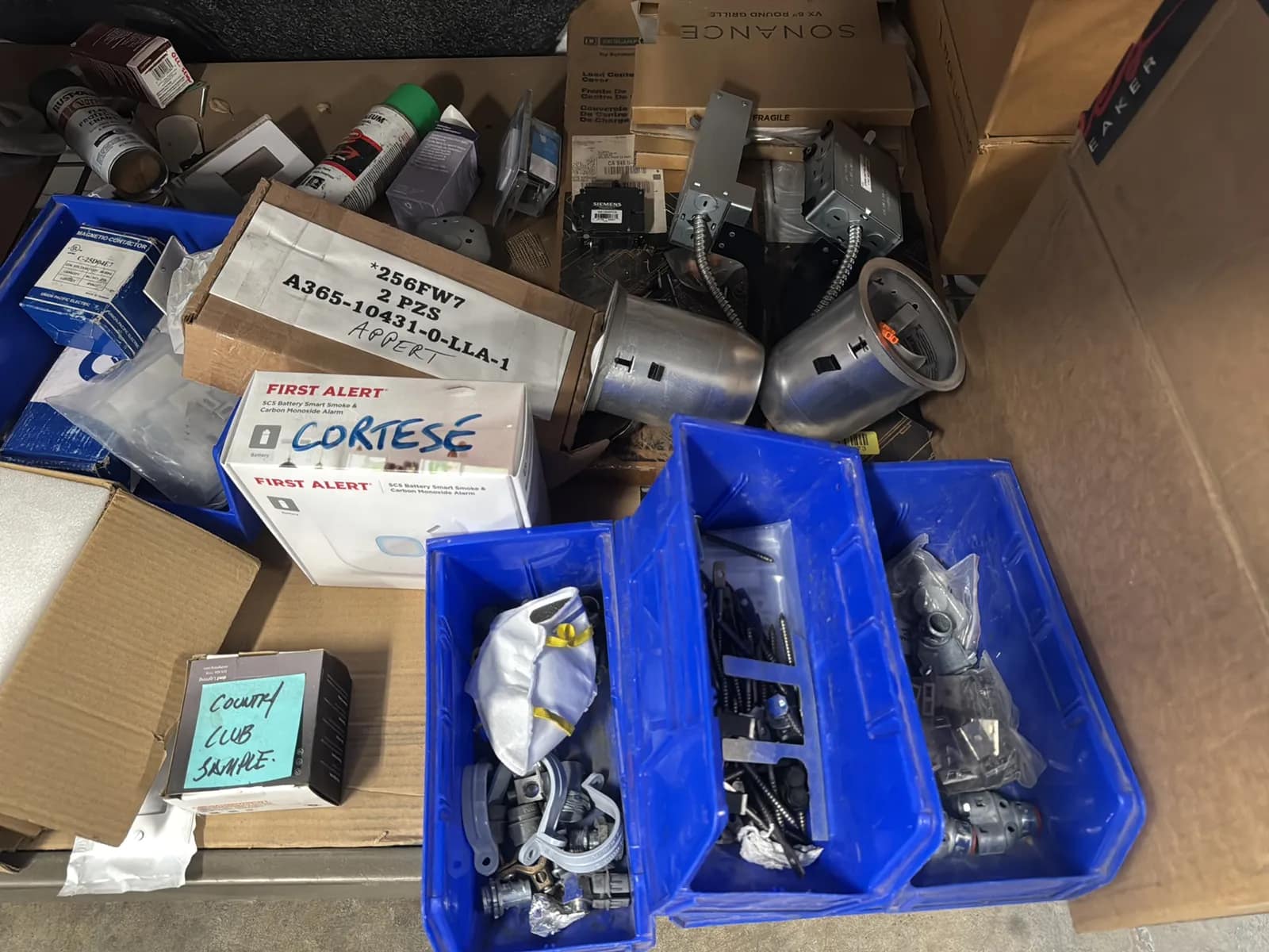 Contents Of (1) Shelf: Assorted Electrical Supply, photo 2 of 14