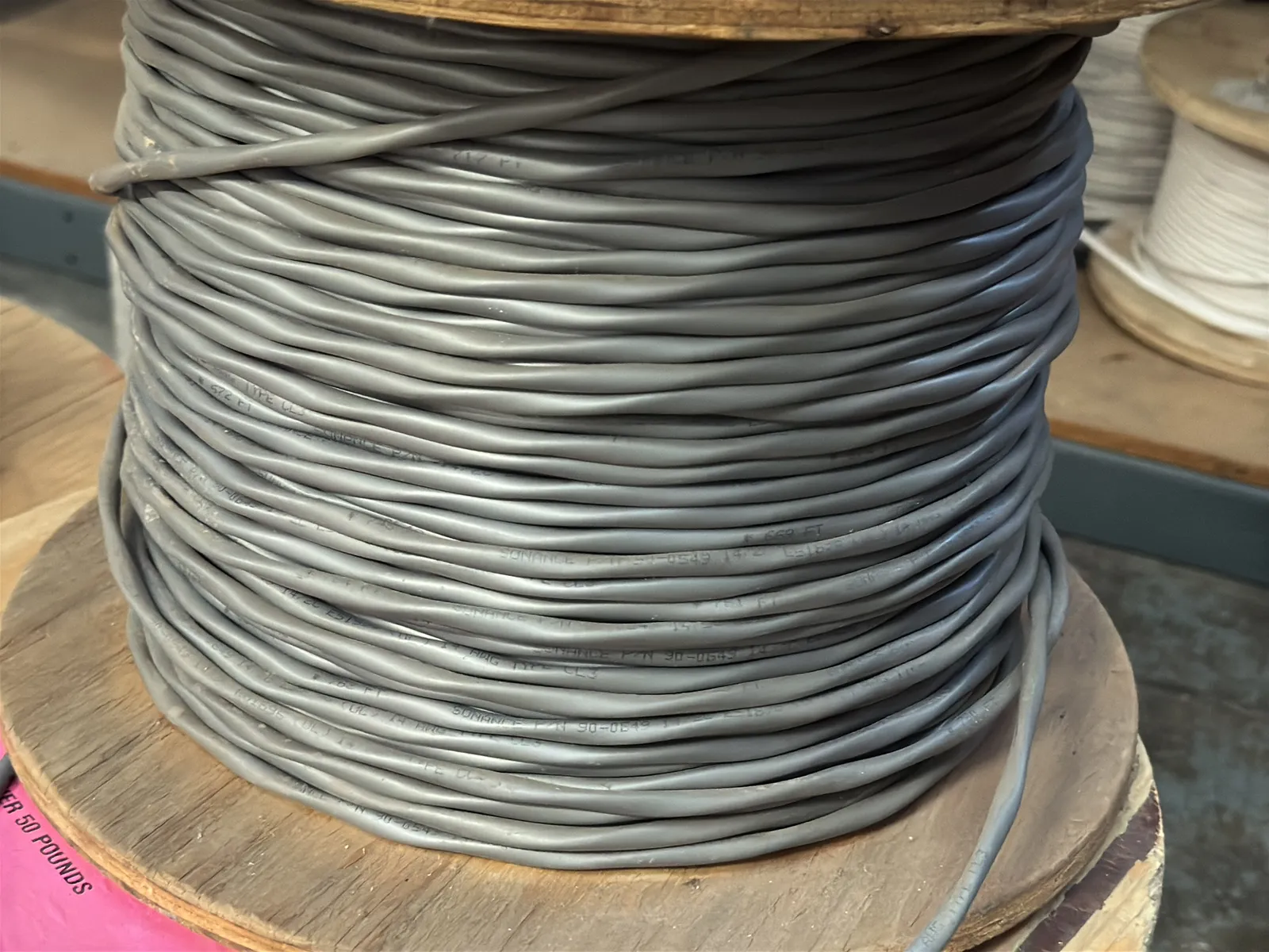 (4) Assorted Wire, Cable Spools, photo 3 of 7