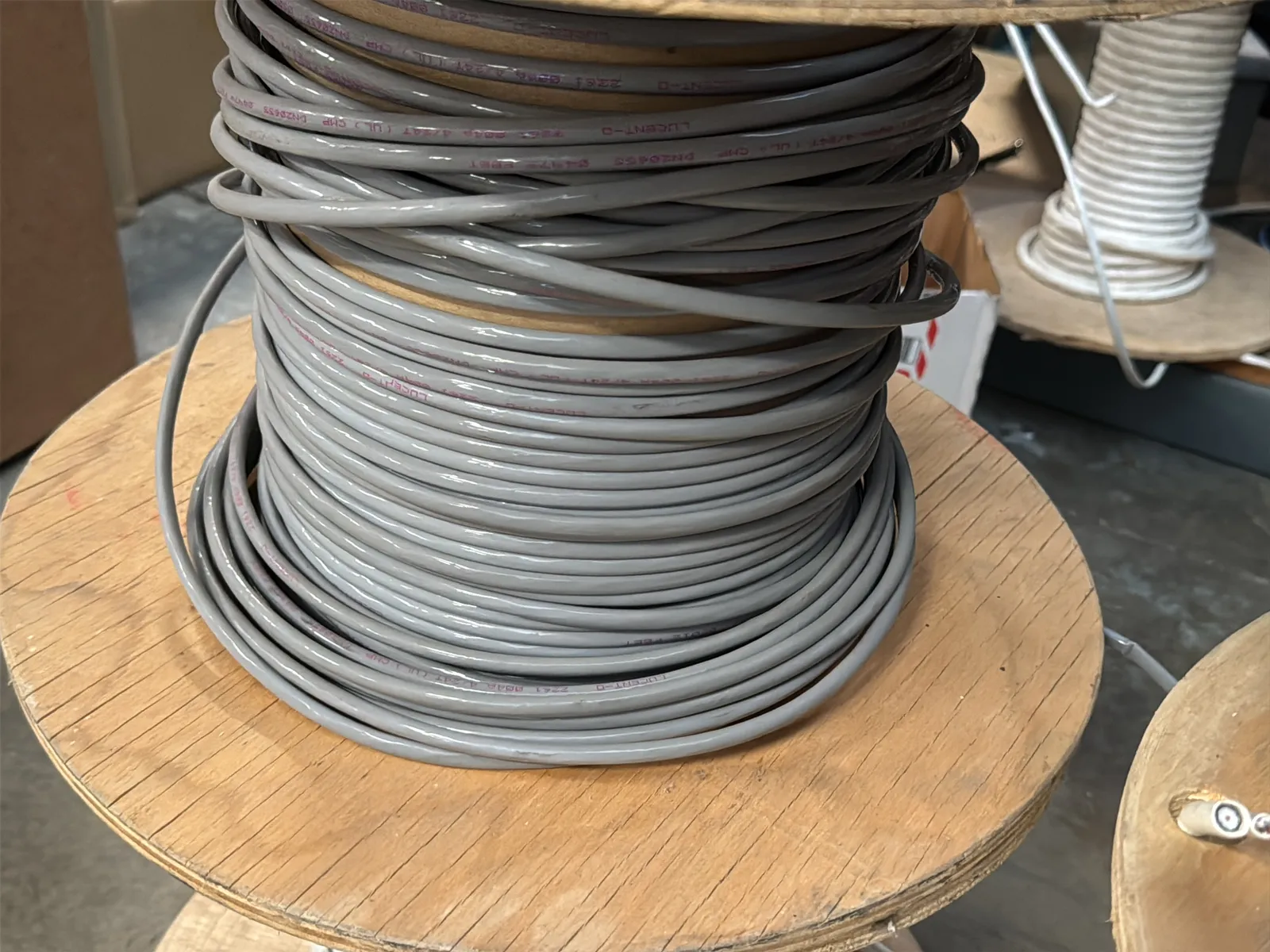 (4) Assorted Wire, Cable Spools, photo 6 of 7