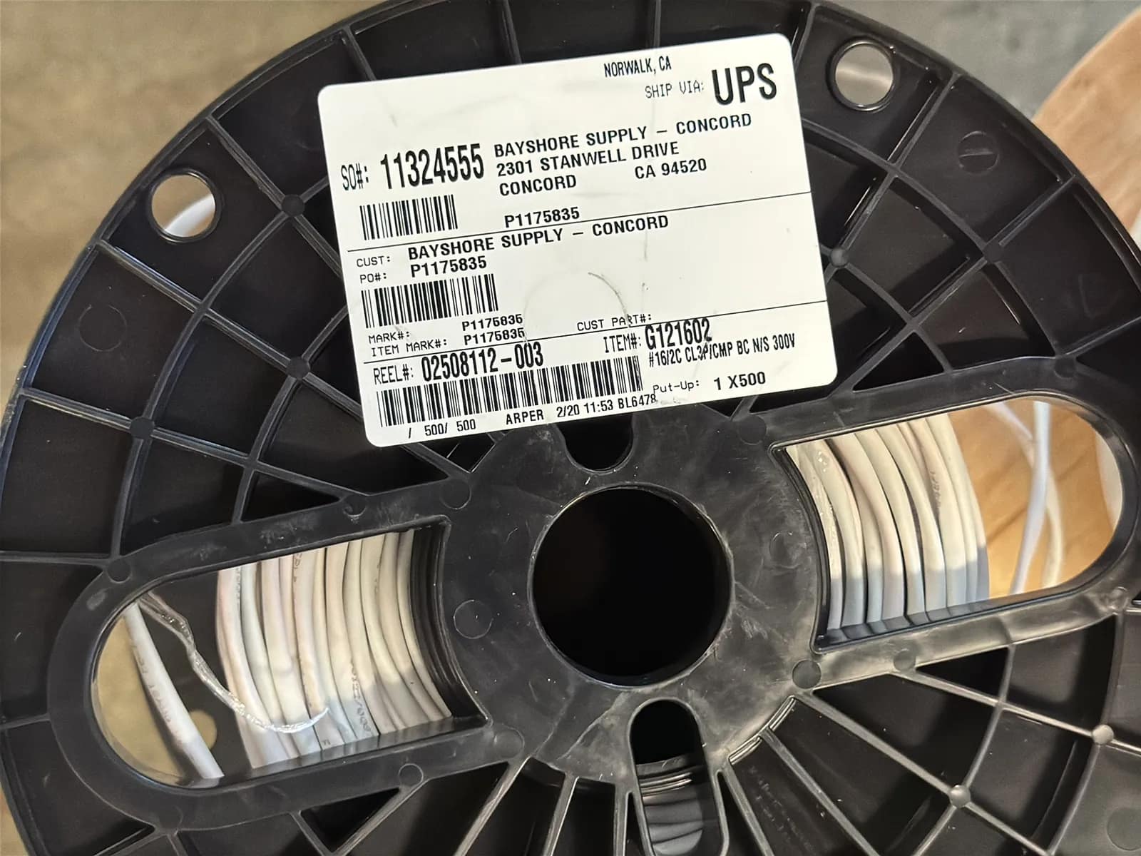 (5) Assorted Wire, Cable Spools, photo 4 of 10