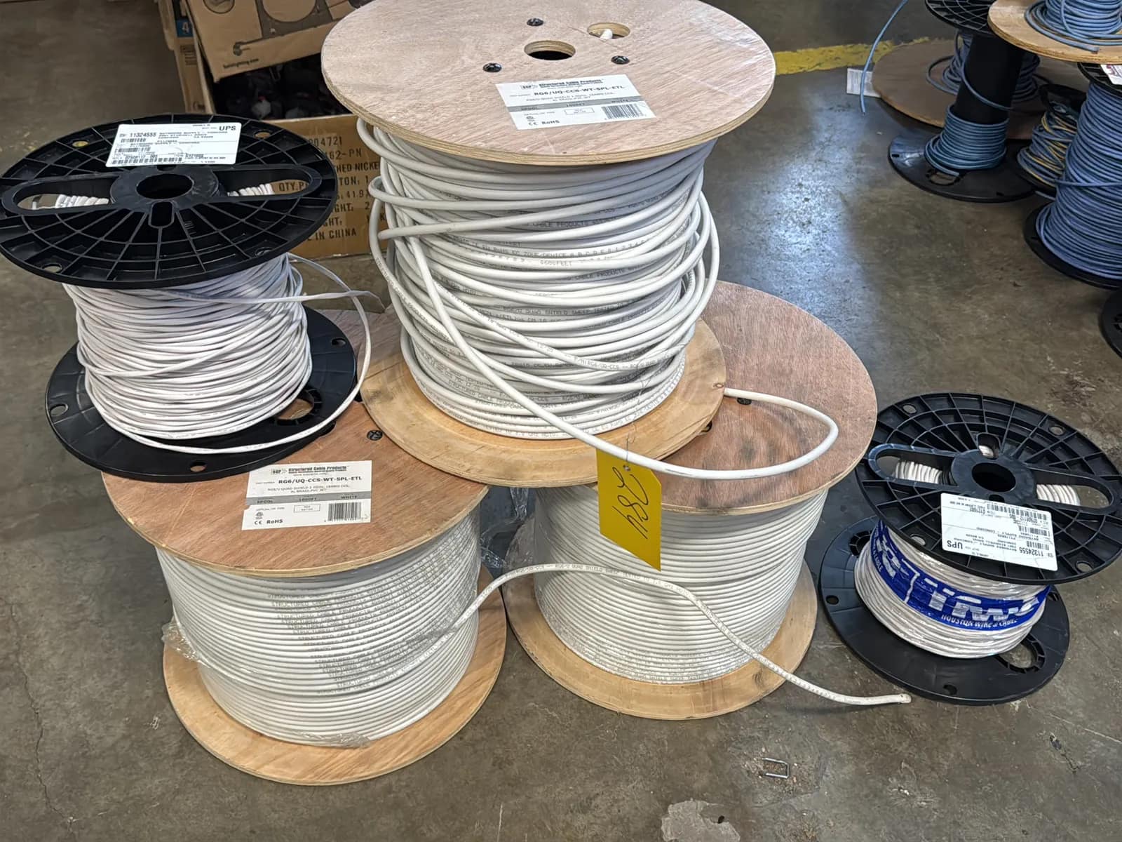 5-assorted-wire-cable-spools-5412bd