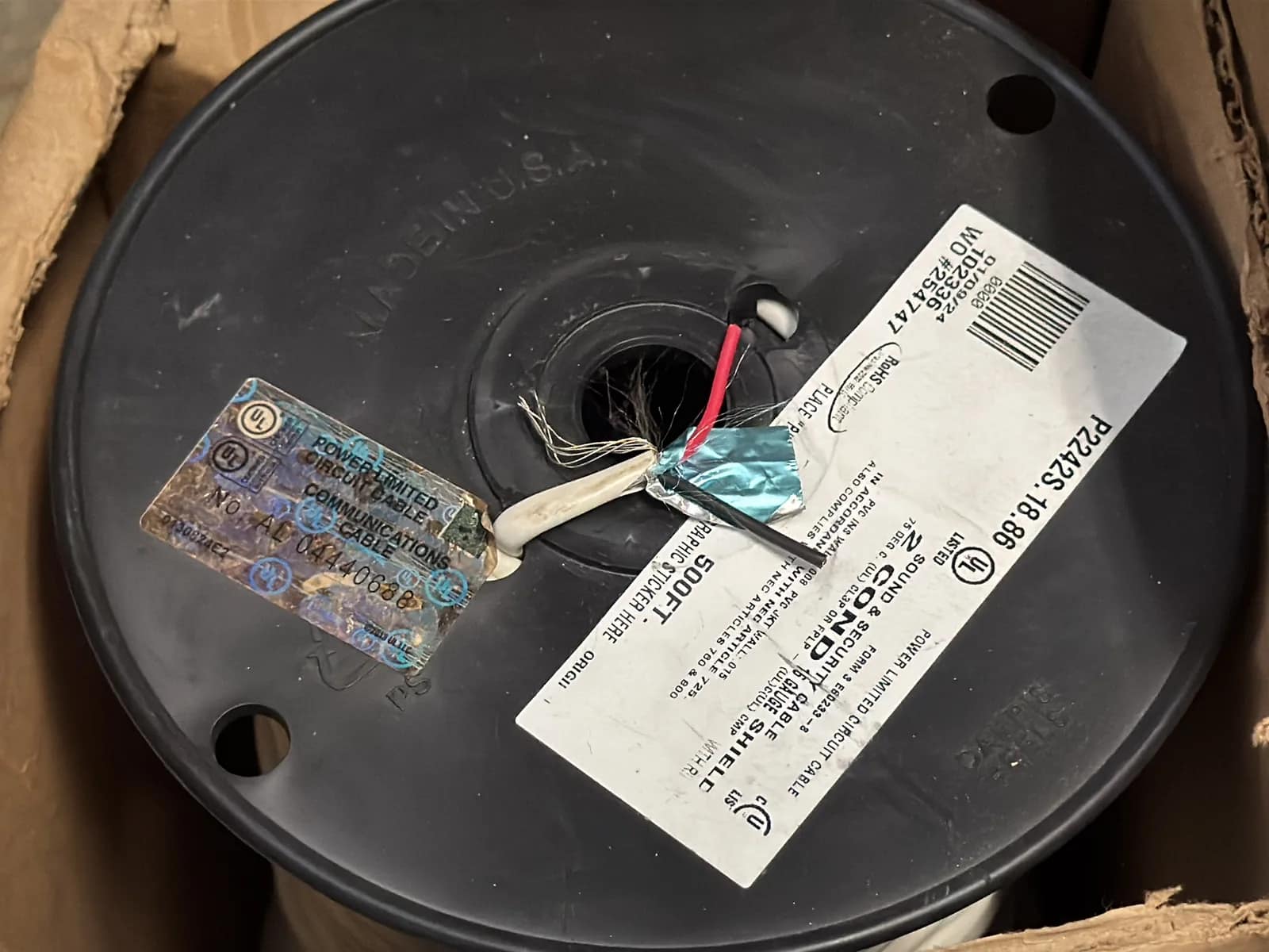 (4) Assorted Wire, Cable Spools, photo 4 of 9