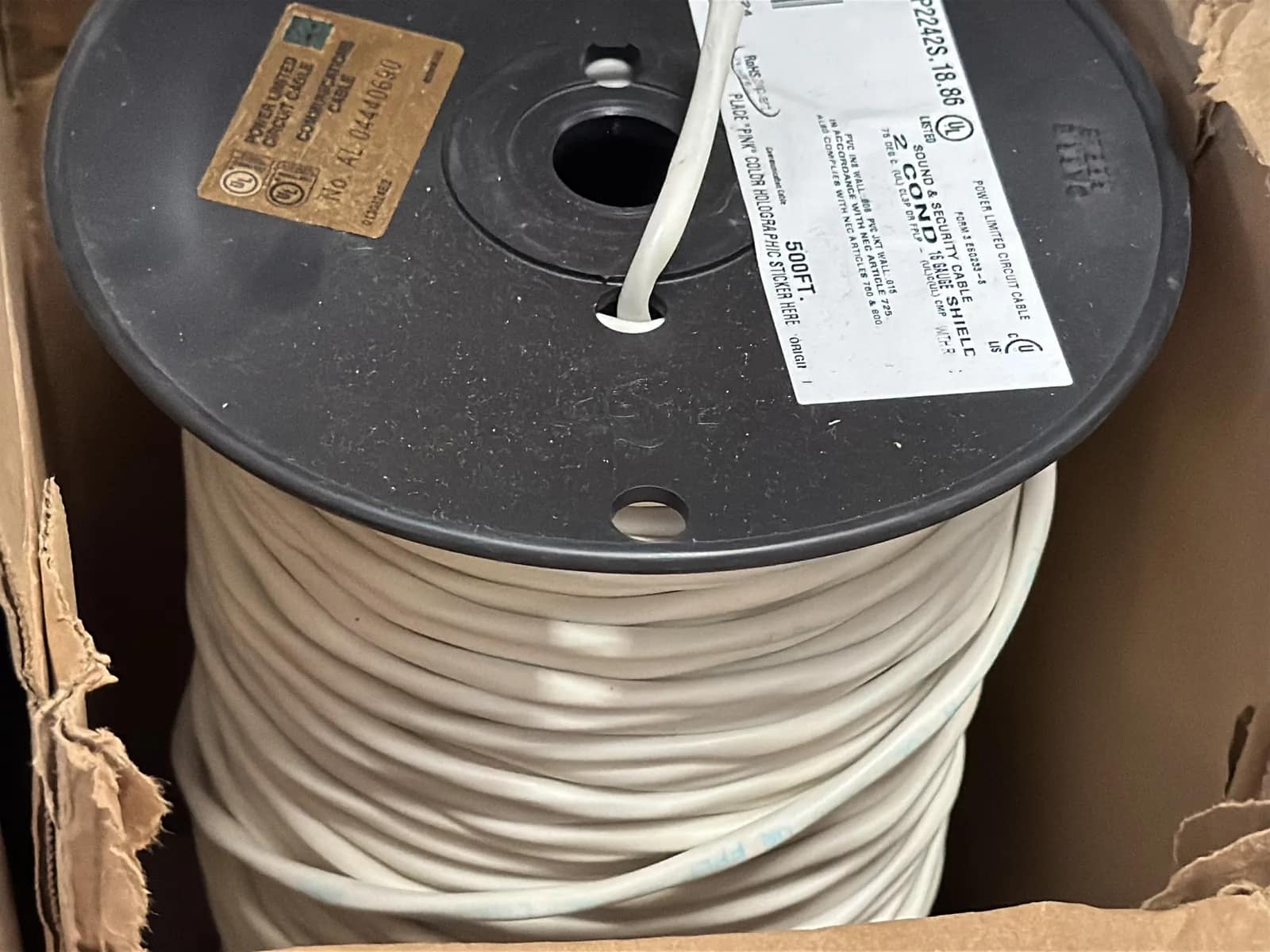 (4) Assorted Wire, Cable Spools, photo 7 of 9