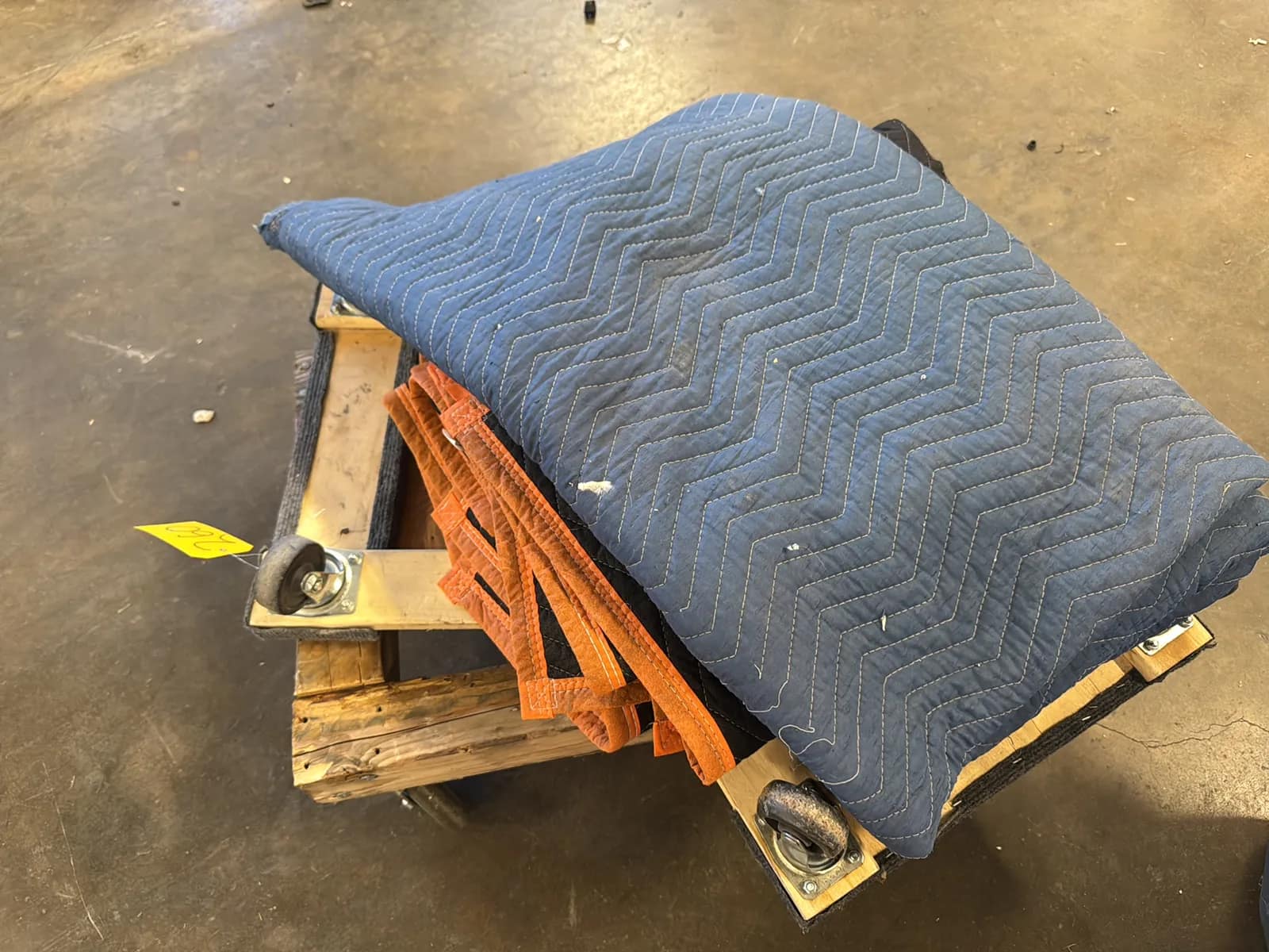(3) Assorted Rolling Dollies And (3) Moving Blankets, photo 2 of 4