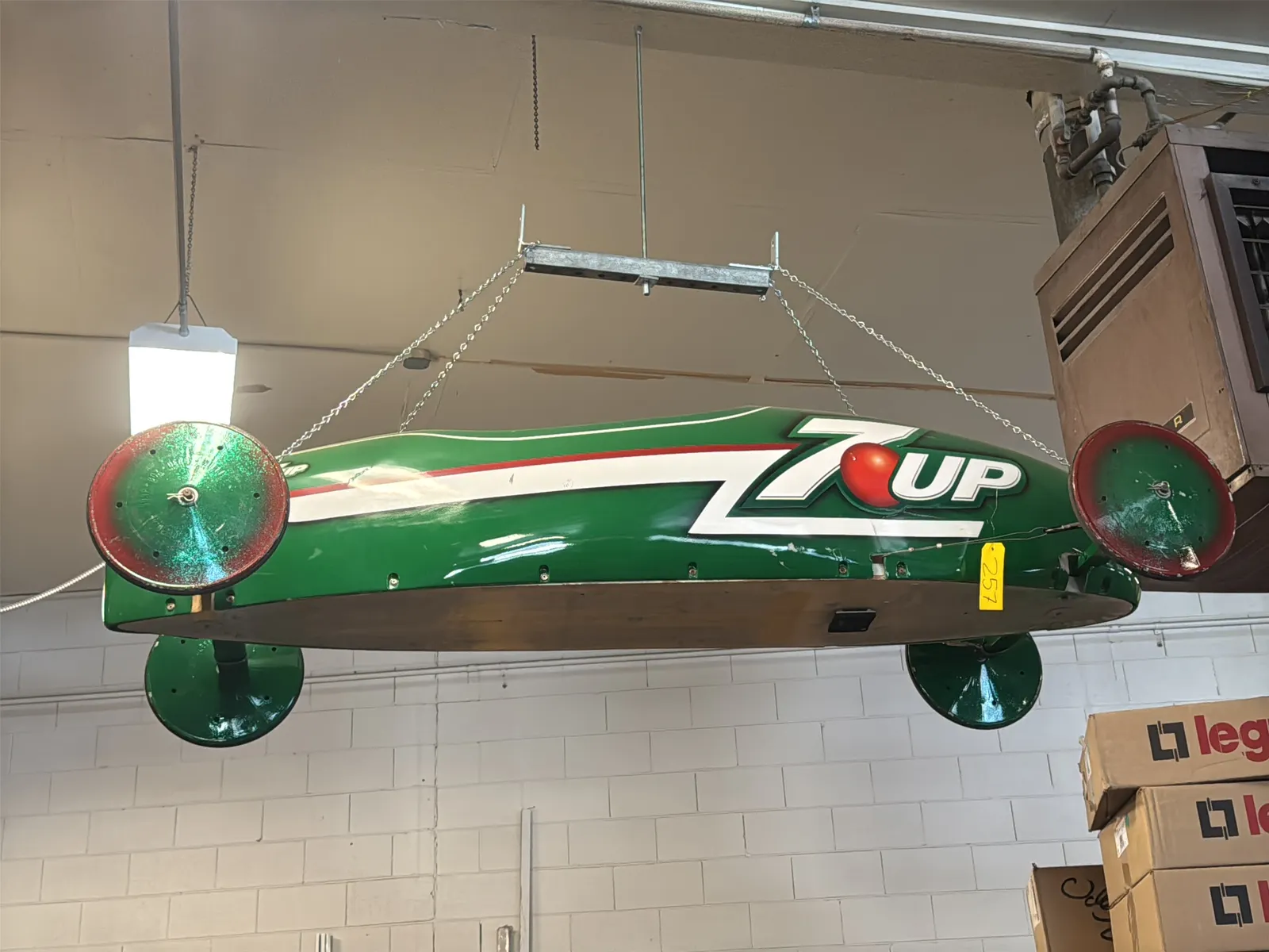 Handmade 7up Downhill Soapbox Racing Car, photo 1 of 7