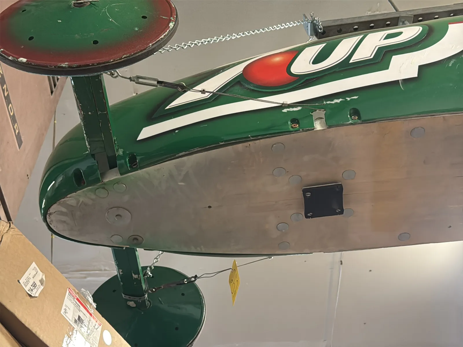 Handmade 7up Downhill Soapbox Racing Car, photo 3 of 7