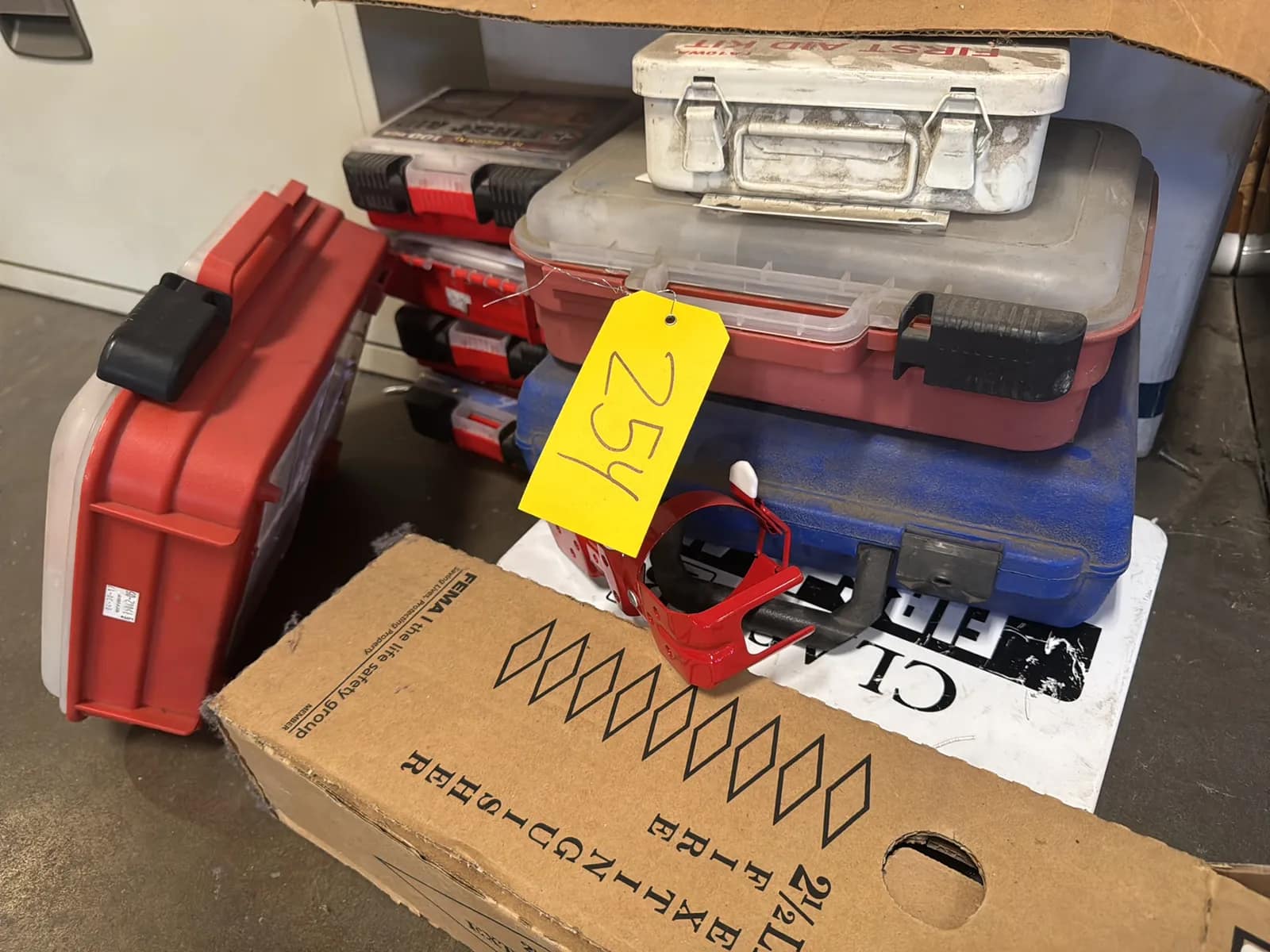 Bulk PPE Lot: Hardhats, First Aid Kits, Fire Extinguisher, photo 6 of 6