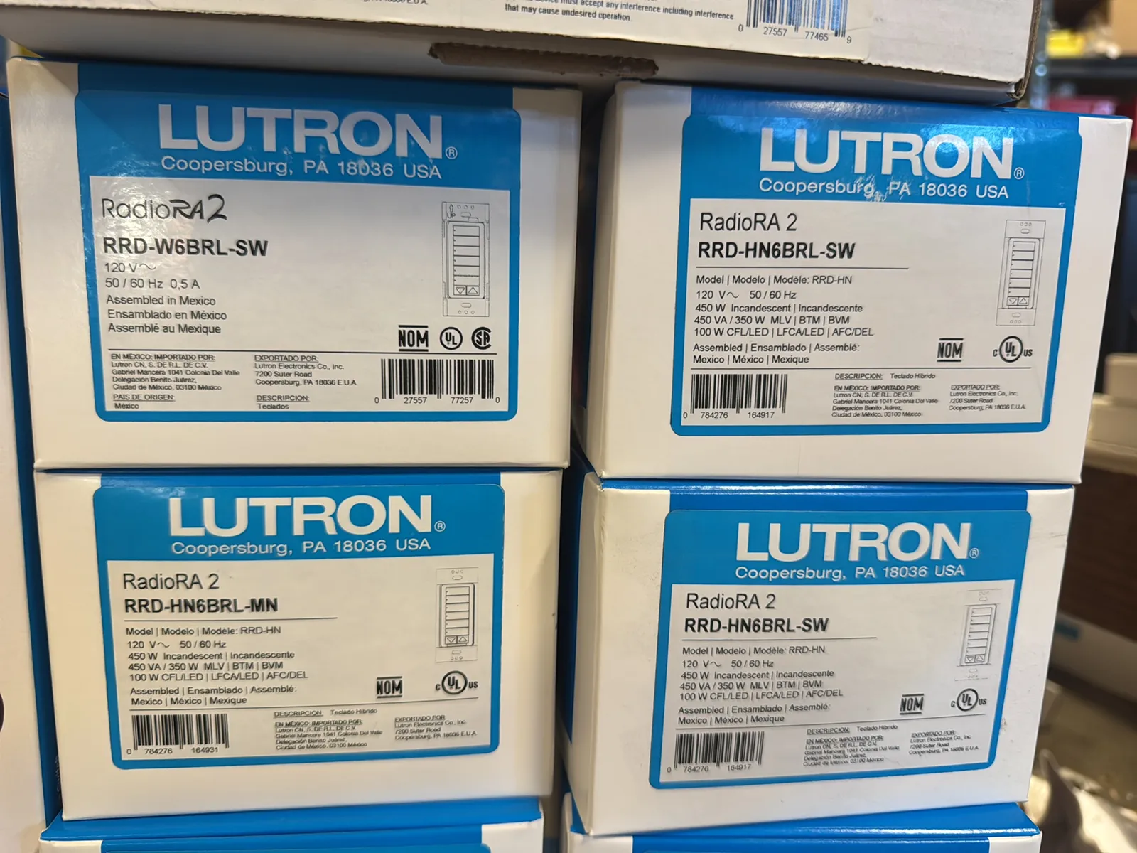 Bulk Lot: Lutron Radio RA2 System Accessories And Components, photo 3 of 11