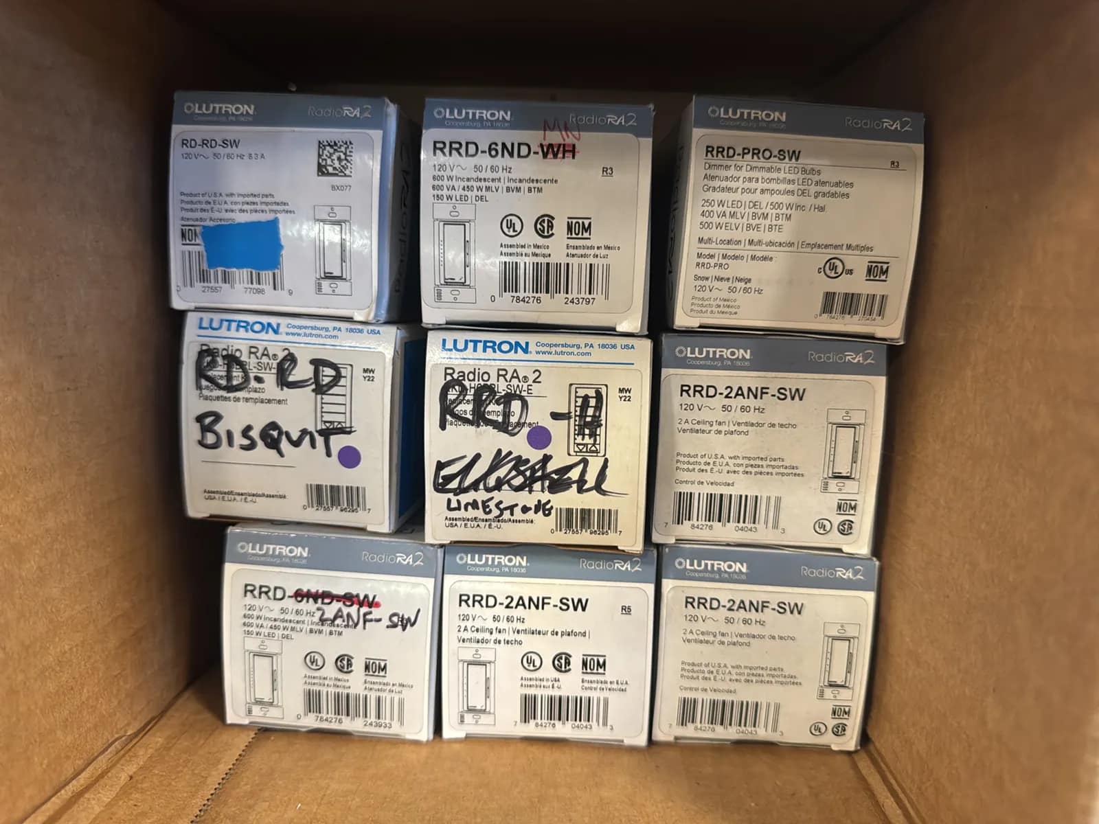 Bulk Lot: Lutron Radio RA2 System Accessories And Components, photo 7 of 11
