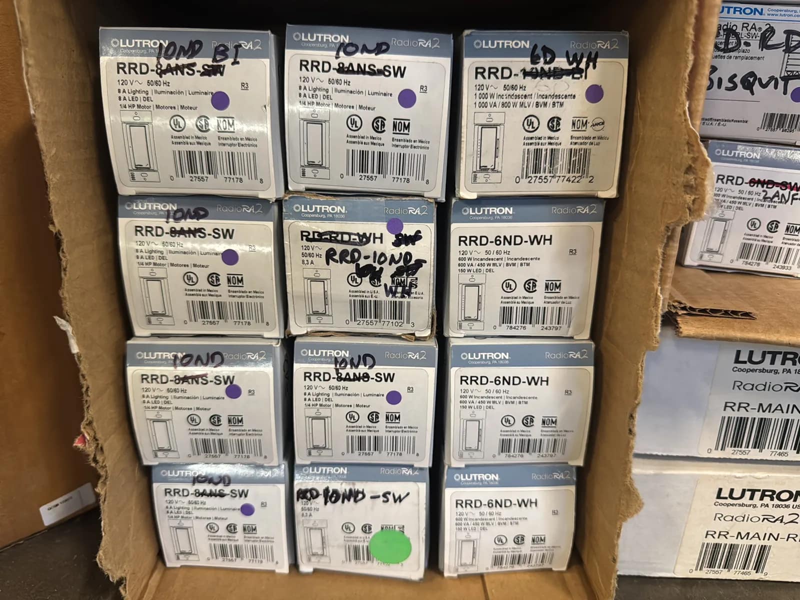 Bulk Lot: Lutron Radio RA2 System Accessories And Components, photo 10 of 11