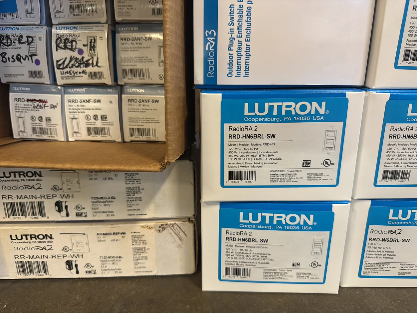 Bulk Lot: Lutron Radio RA2 System Accessories And Components, photo 5 of 11