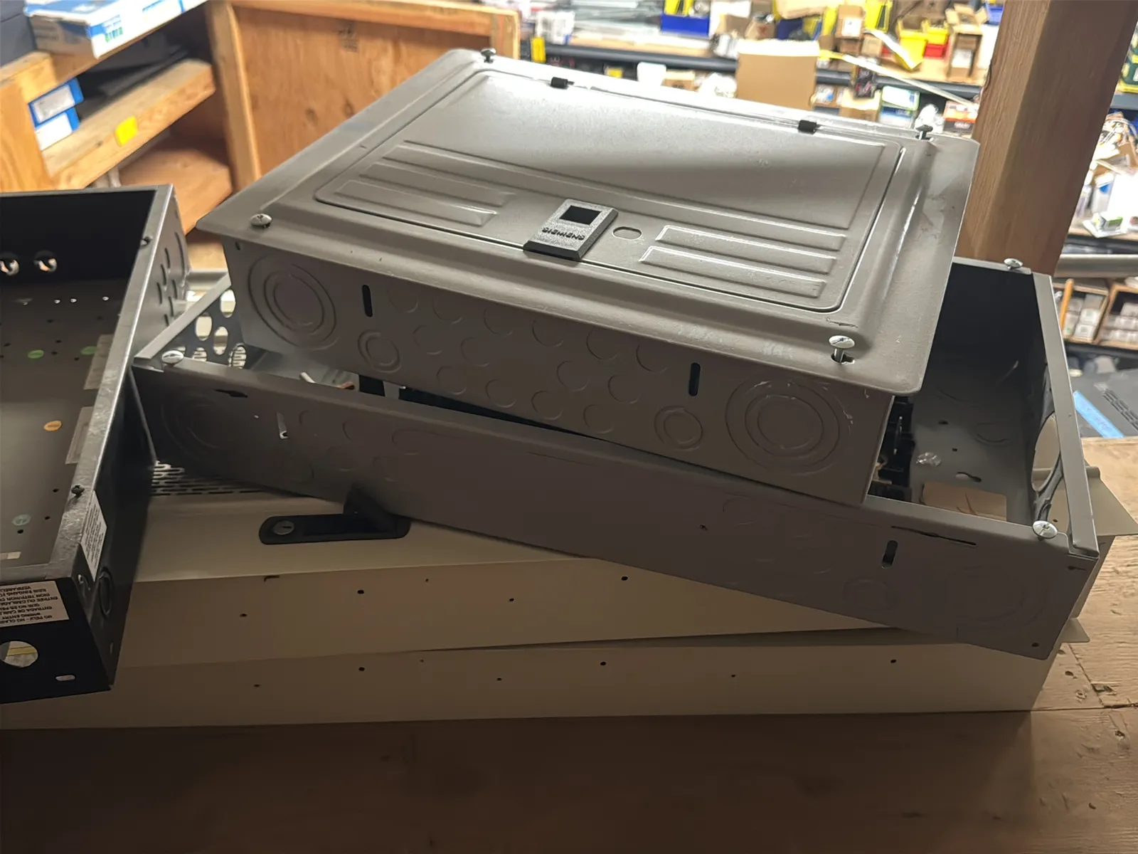 Bulk Lot: (15) Assorted Metal Electrical Boxes, photo 4 of 12