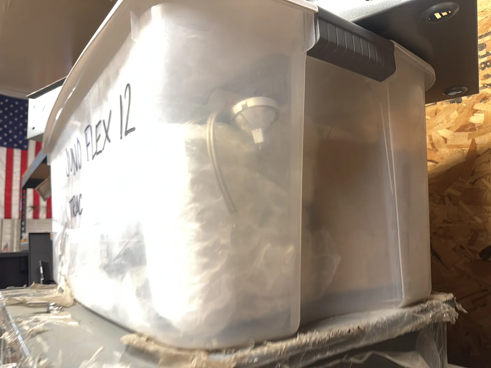 Montgomery Ward HMG711430 Refrigerator With Contents On And Inside: Electrical Boxes, Track Lighting And More, photo 9 of 9