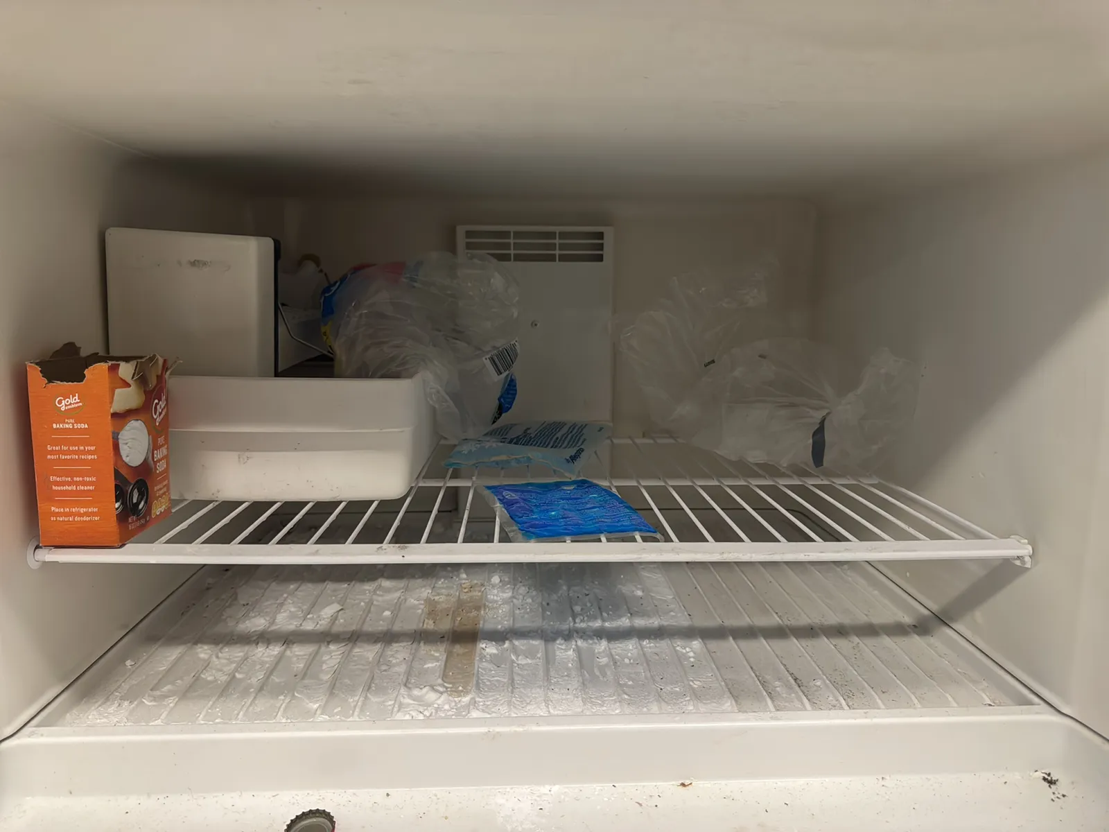 Montgomery Ward HMG711430 Refrigerator With Contents On And Inside: Electrical Boxes, Track Lighting And More, photo 4 of 9