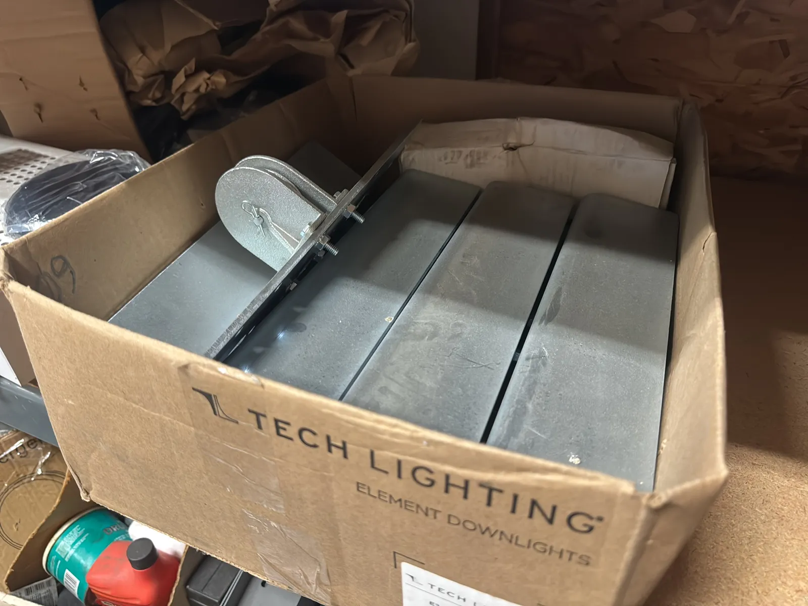 Contents Of (1) Shelf: Recessed Lighting Fixtures, Switches, Trim And More, photo 4 of 9