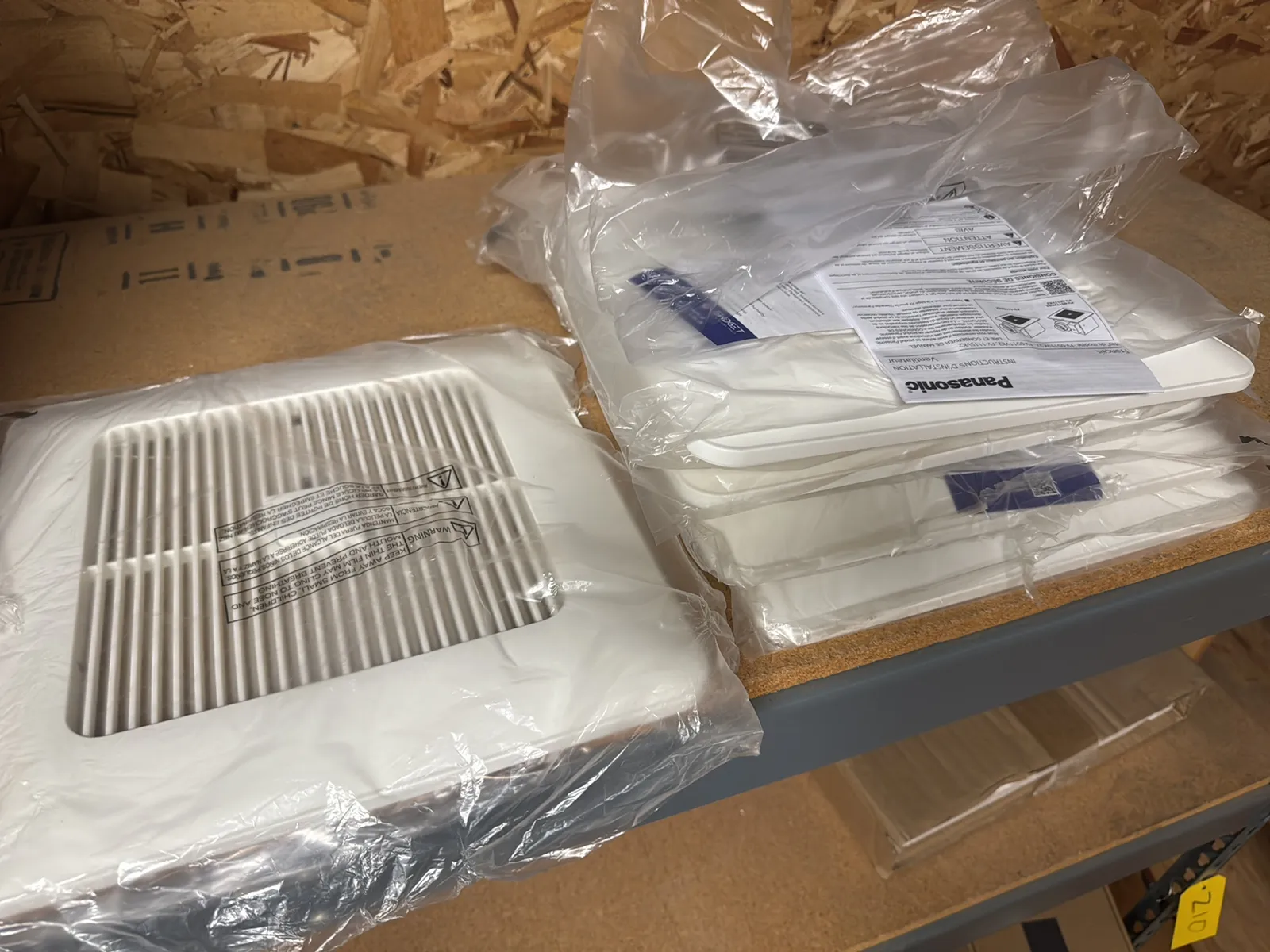 Contents Of Top Shelf: Ventilation Fan Trim, photo 2 of 7