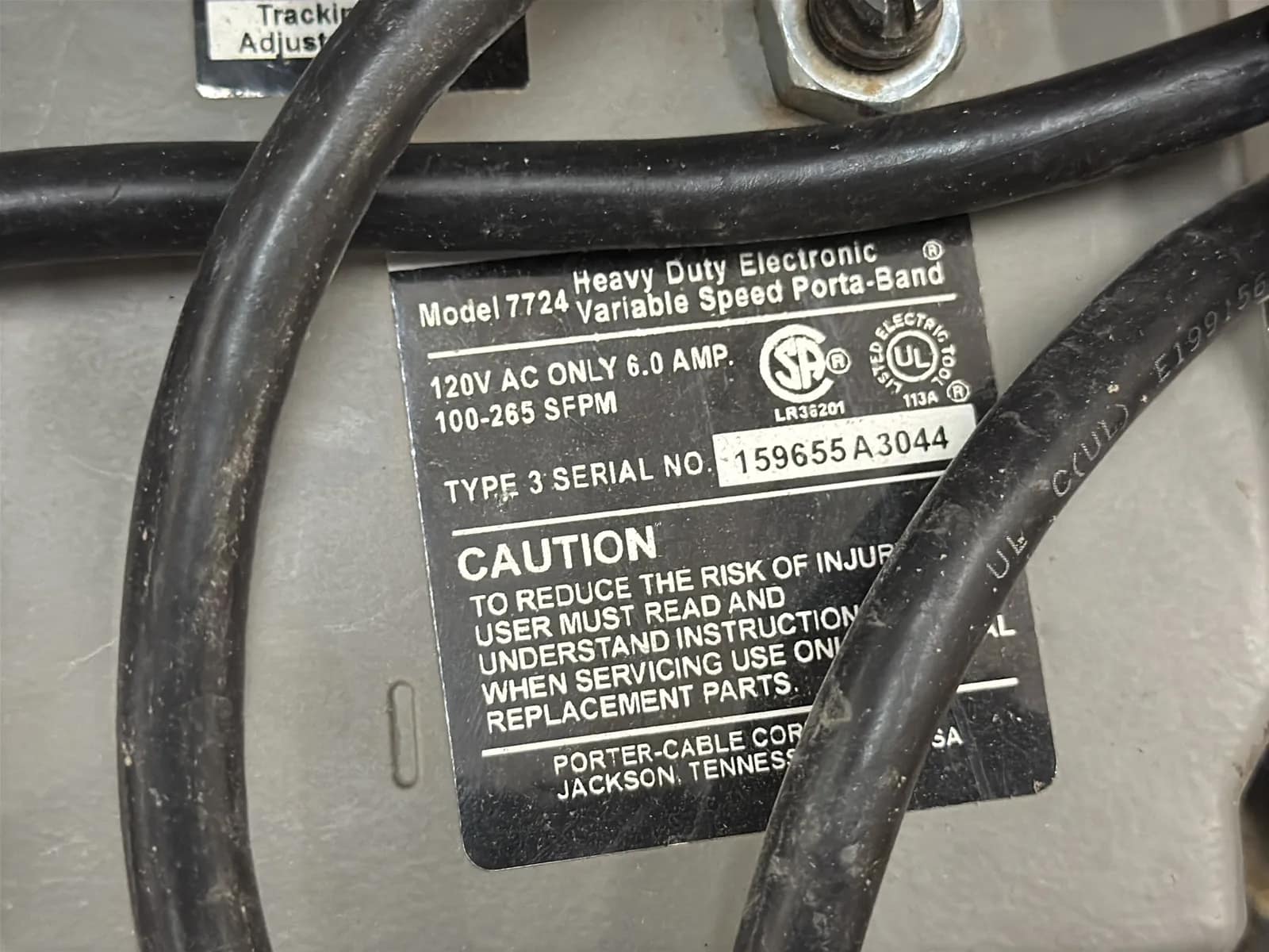 Porter Cable Porta Band 7724 Portable Band Saw, photo 5 of 6