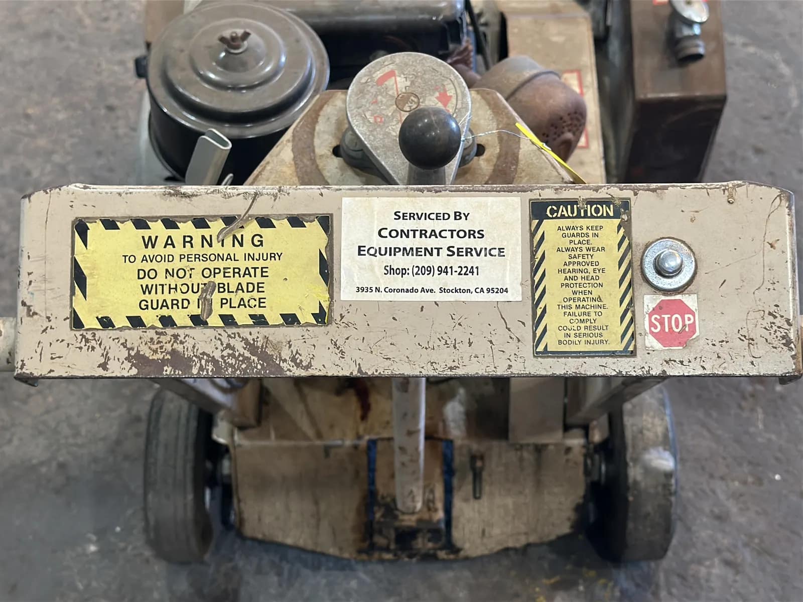 EDCO Model DS16-W Gas-Powered Walk Behind Concrete Saw, photo 8 of 14