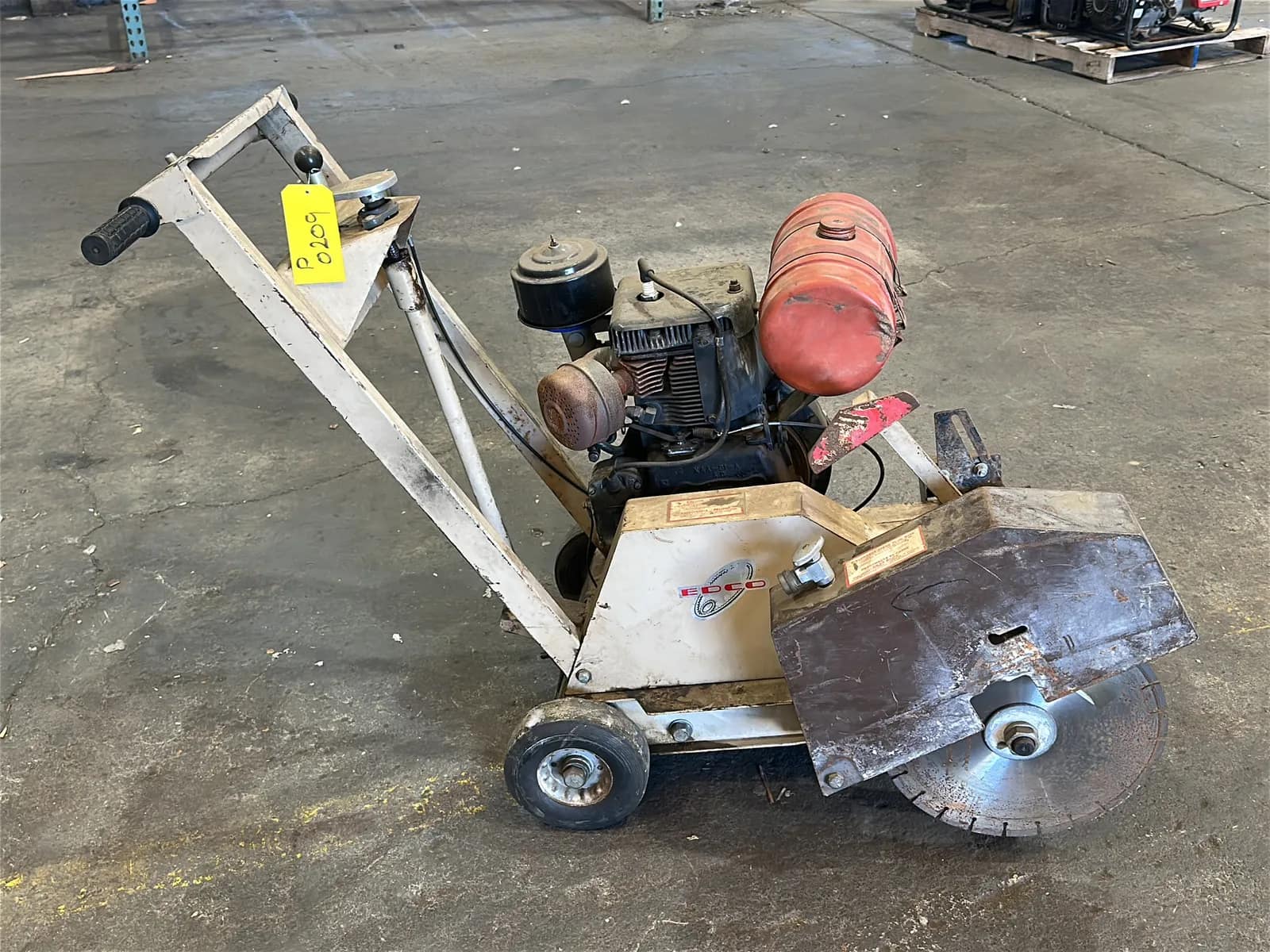 EDCO Model DS16-W Gas-Powered Walk Behind Concrete Saw, photo 4 of 14