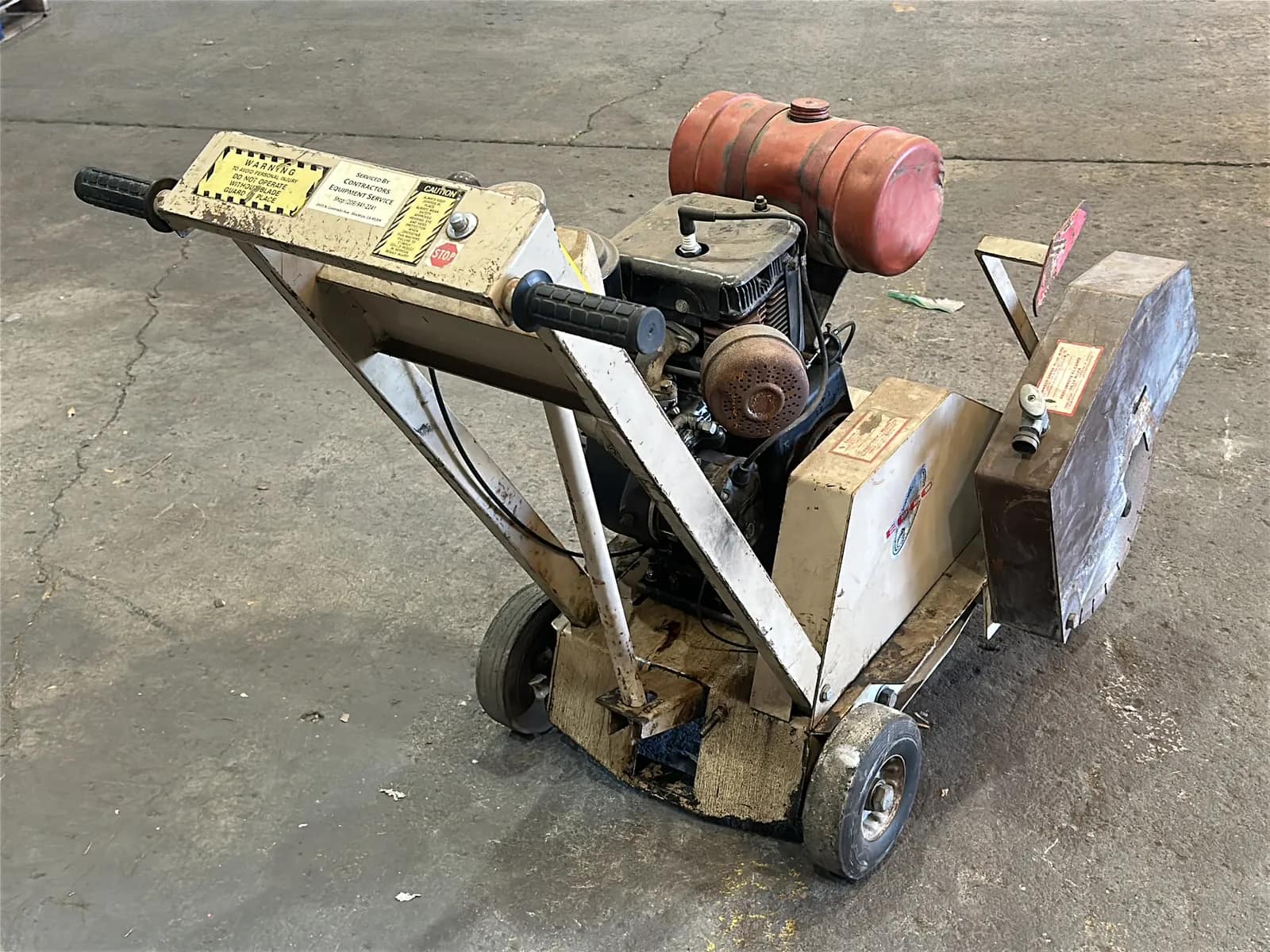 EDCO Model DS16-W Gas-Powered Walk Behind Concrete Saw, photo 5 of 14