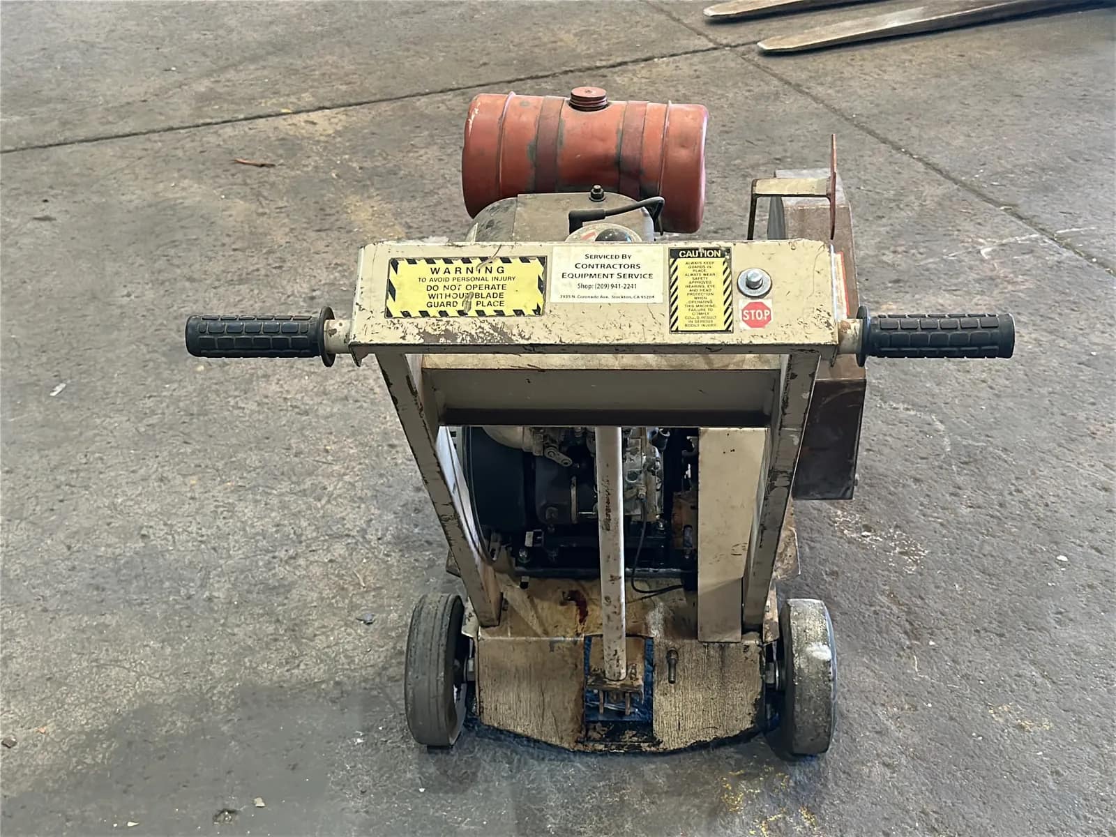 EDCO Model DS16-W Gas-Powered Walk Behind Concrete Saw, photo 6 of 14