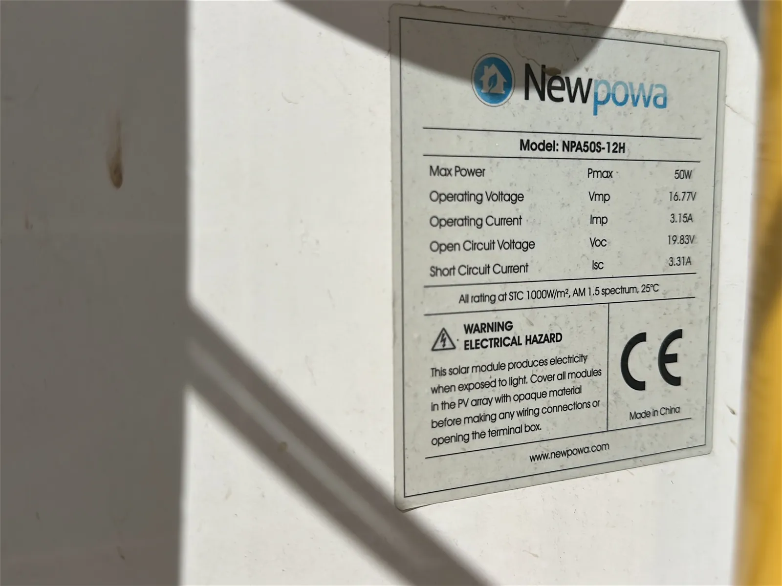 NewPowa Solar Powered Sign, photo 6 of 6