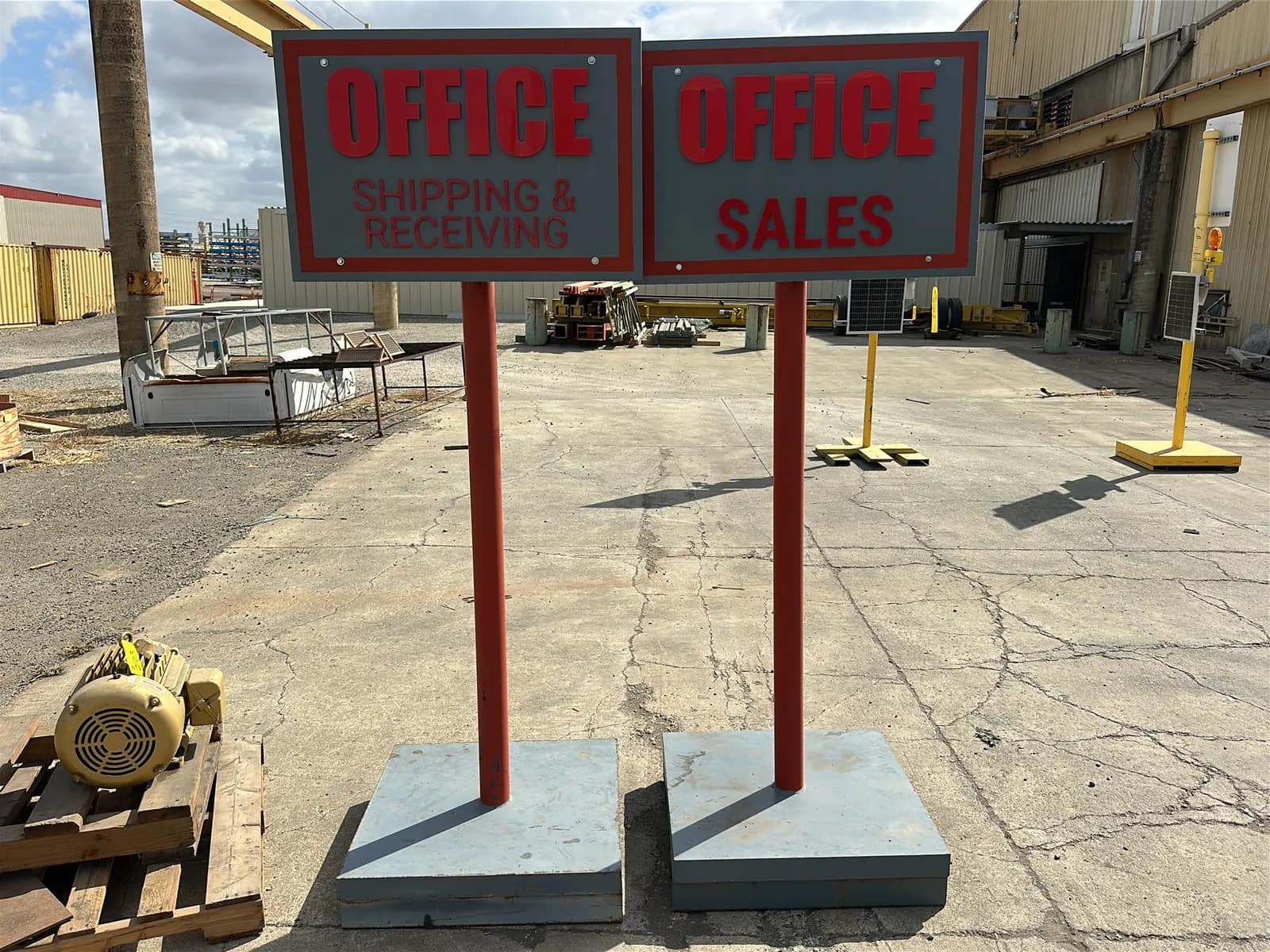 (2) Steel Signs, photo 1 of 4
