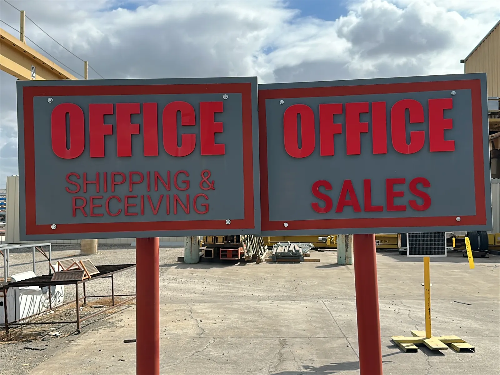 (2) Steel Signs, photo 2 of 4