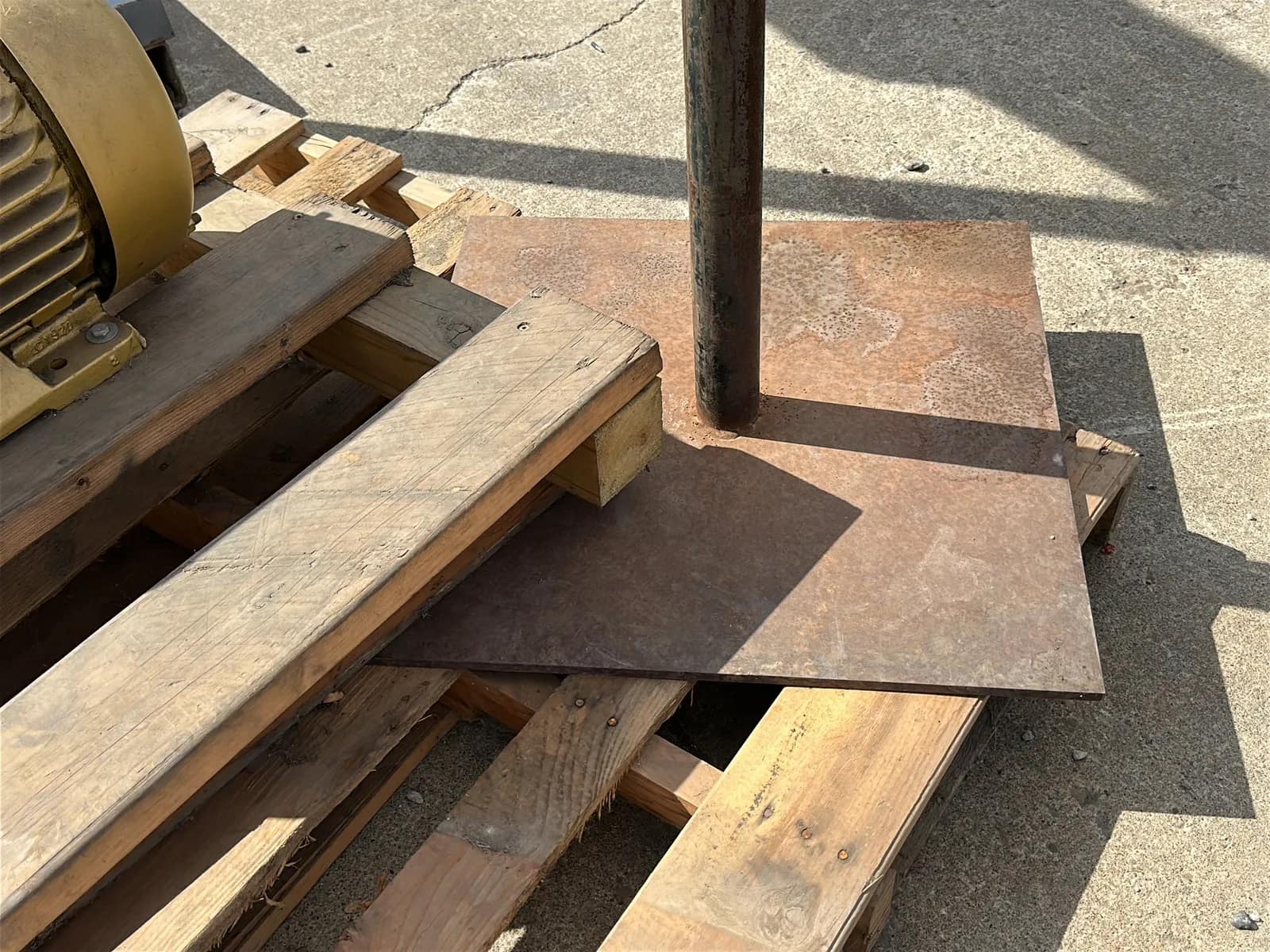 Contents Of Pallet: Baldor SuperE AC Motor And Steel Stand, photo 7 of 7