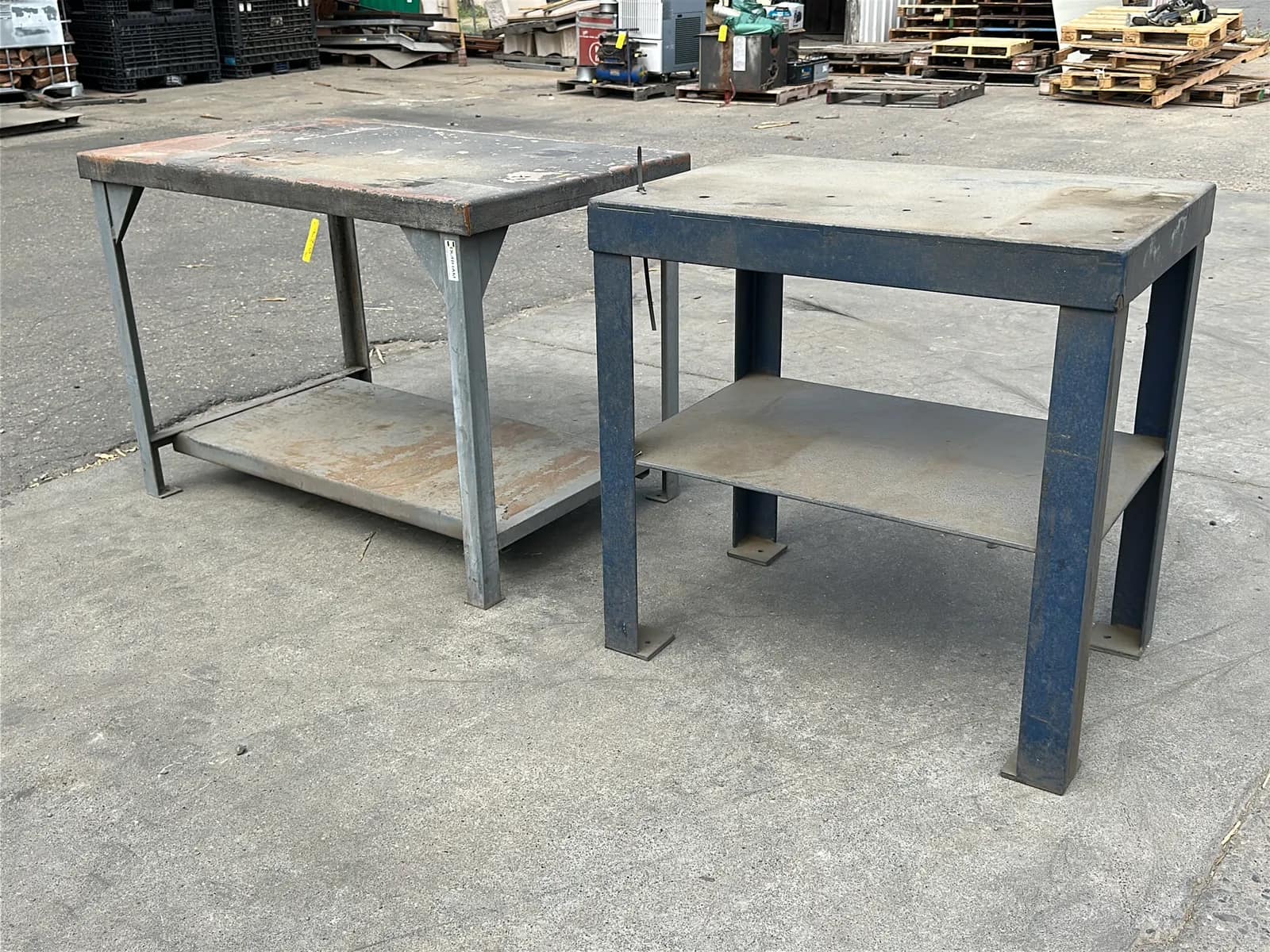 (2) Steel Tables, photo 2 of 5