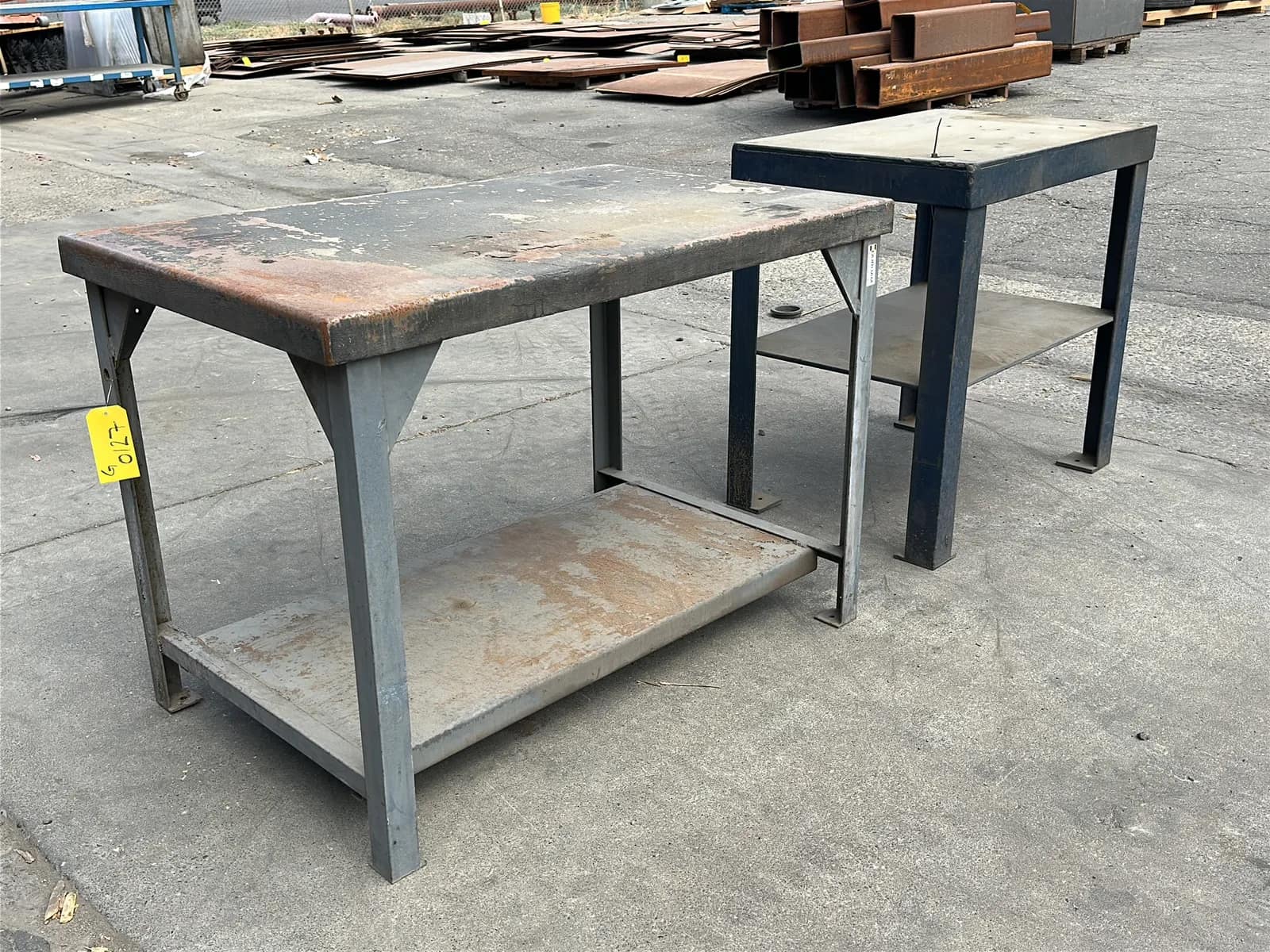 (2) Steel Tables, photo 3 of 5