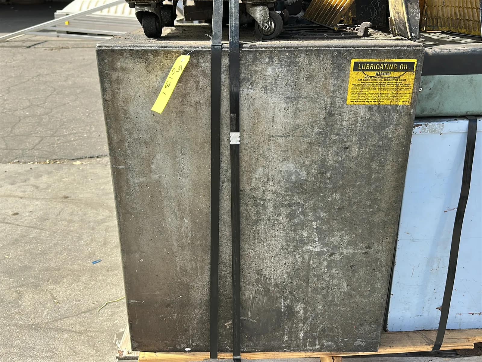 Contents Of Pallet: Kennedy Tool Box, Assorted Hardware, Used Lubrication Oil Container, And More, photo 4 of 9