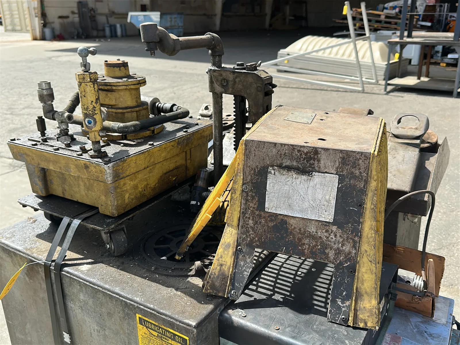 Contents Of Pallet: Kennedy Tool Box, Assorted Hardware, Used Lubrication Oil Container, And More, photo 5 of 9