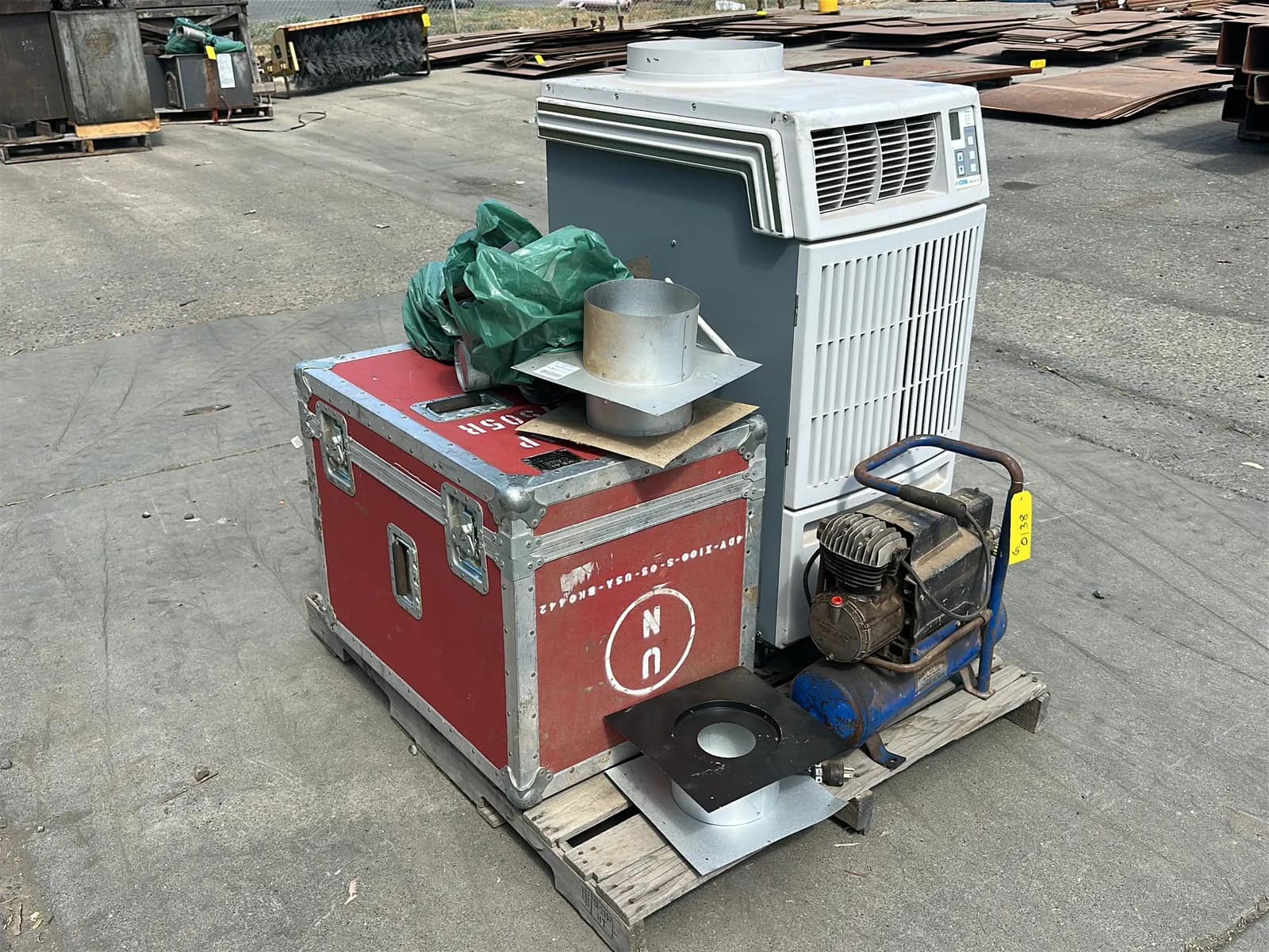 Contents Of Pallet: MovinCool Office Pro 18, Air Tool Store Air Compressor, Keal Case, And More, photo 7 of 7