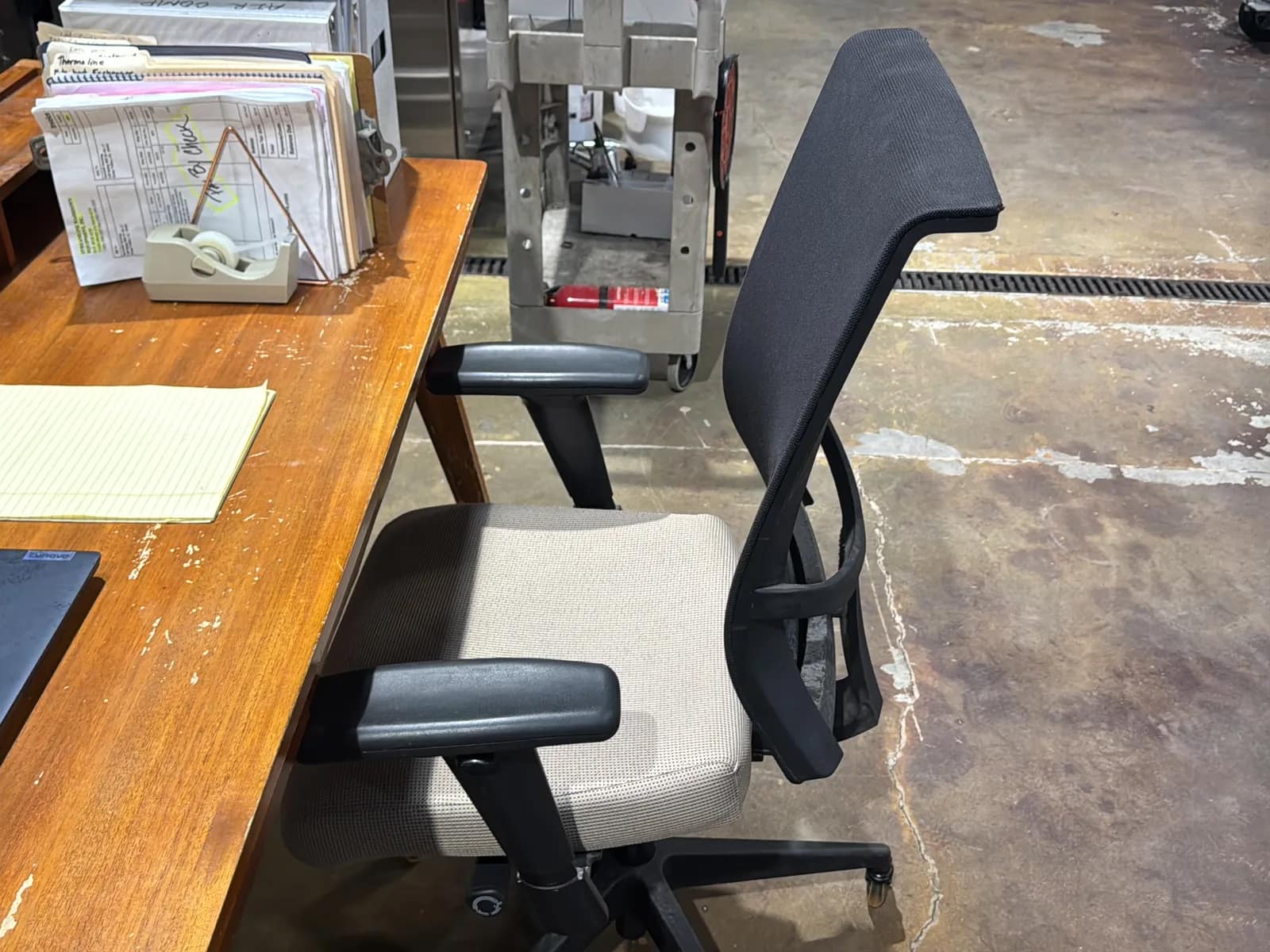 Wood Desk with Chair (Contents Not Included), photo 5 of 8