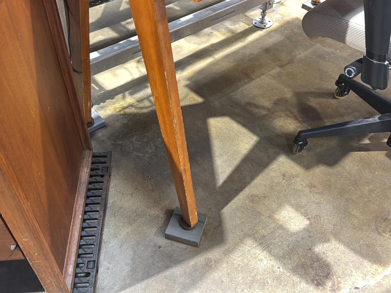 Wood Desk with Chair (Contents Not Included), photo 3 of 8