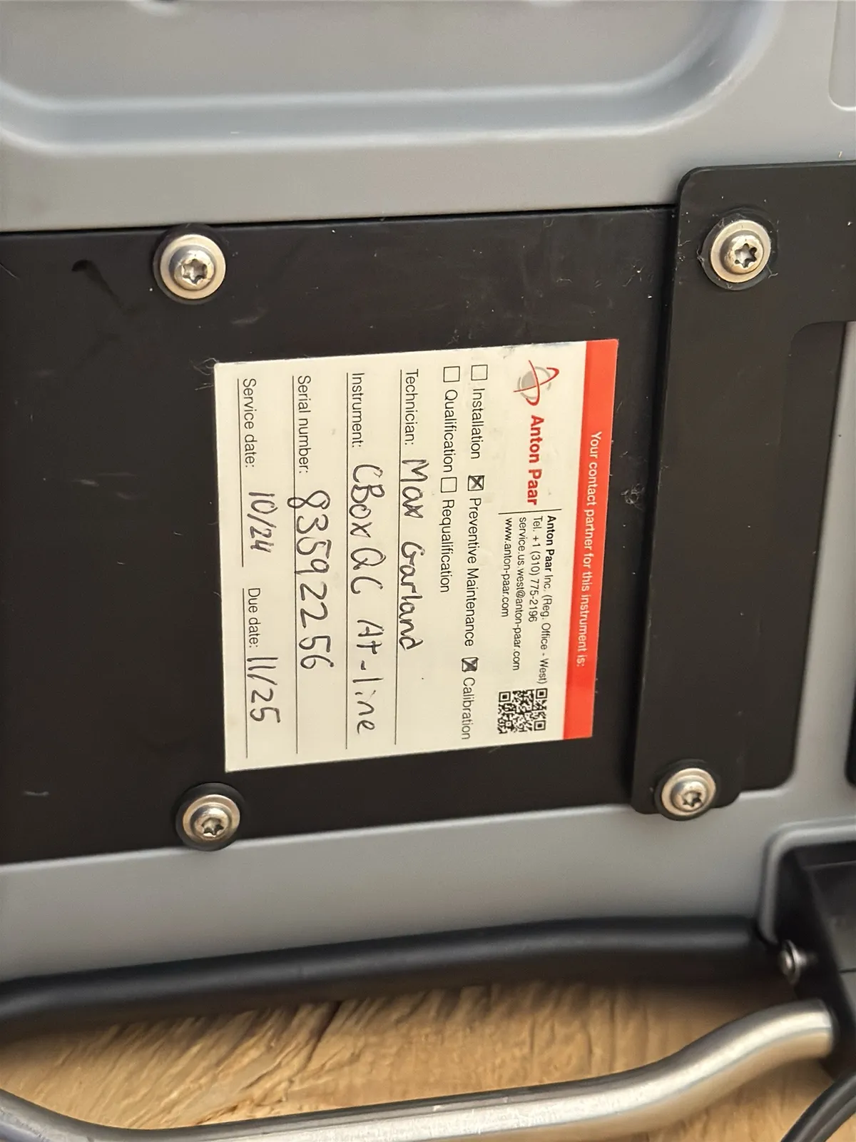 Anton Paar CBoxQC At-Line C02/02 Meter, photo 11 of 12