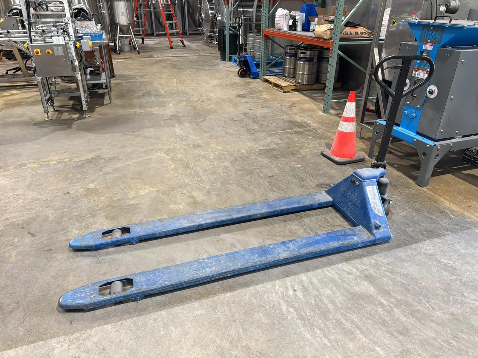 Global Industrial 4,400lb Pallet Jack With 78” Forks, photo 1 of 7