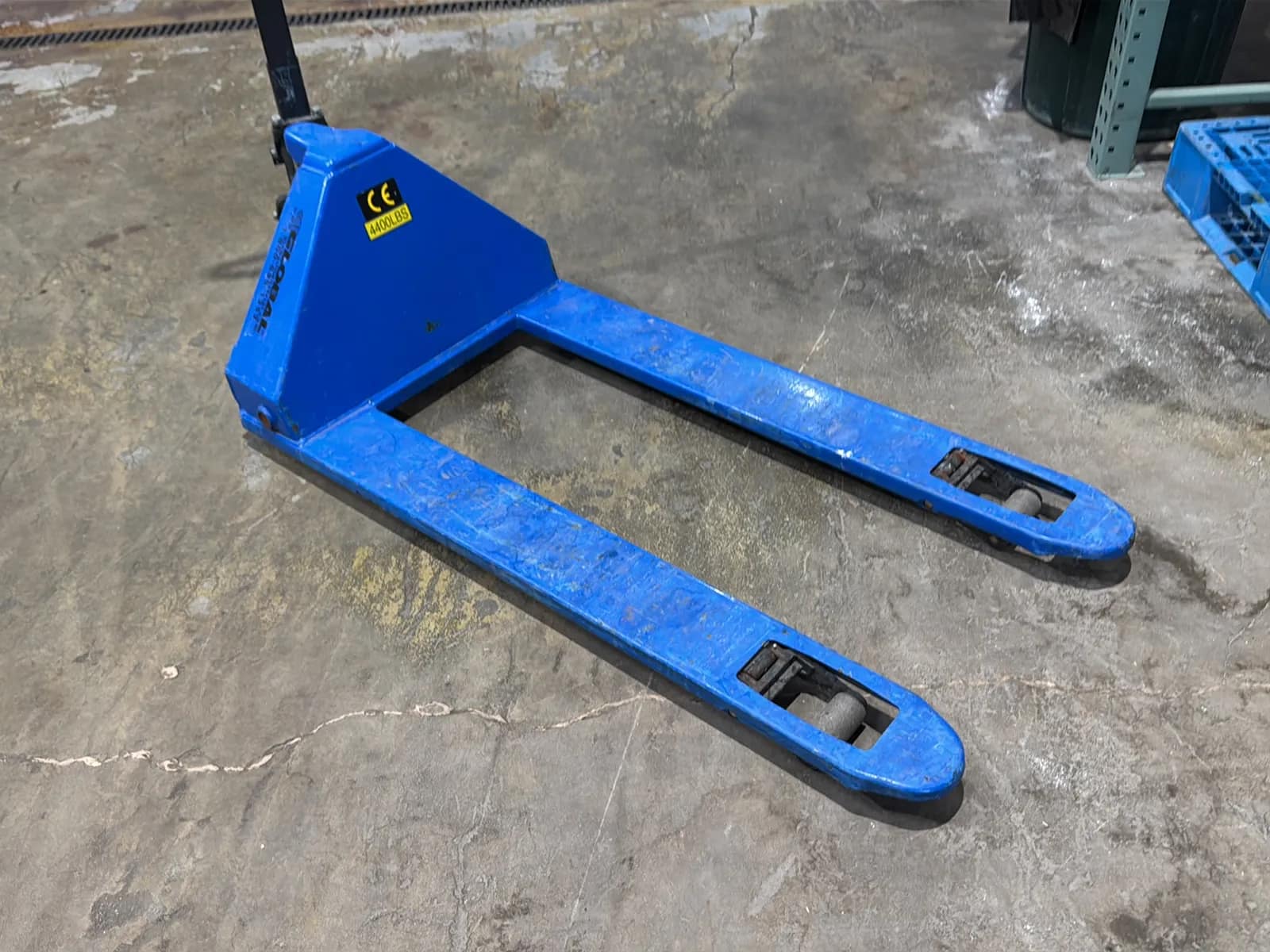Global Industrial 4,400lb Pallet Jack With 48” Forks (Low Profile), photo 2 of 6