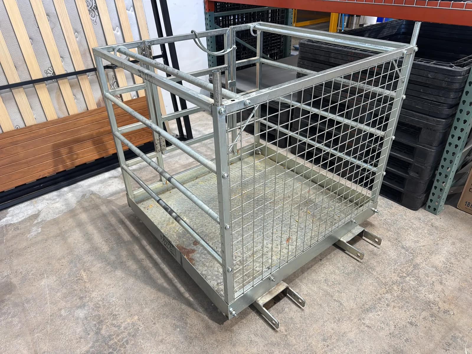 ODAS Aluminum Forklift Man Basket, photo 1 of 11