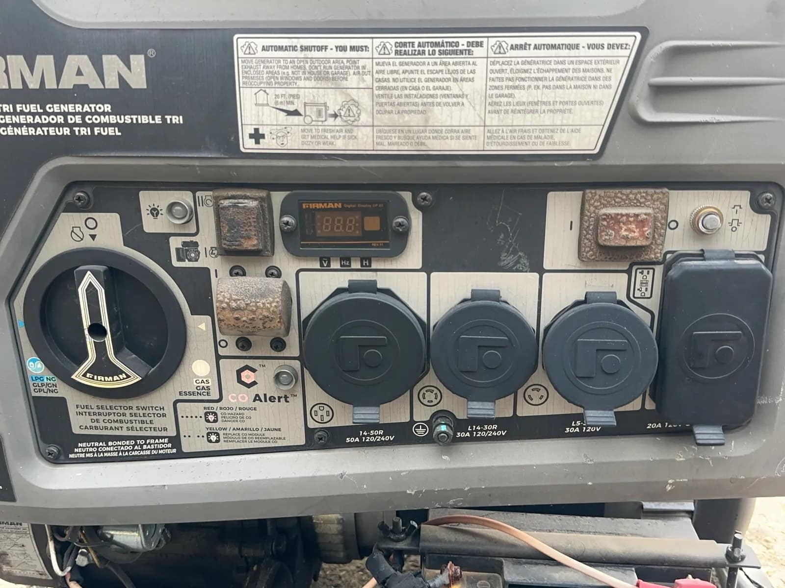 Firman T07573 Tri Fuel Generator, photo 9 of 11