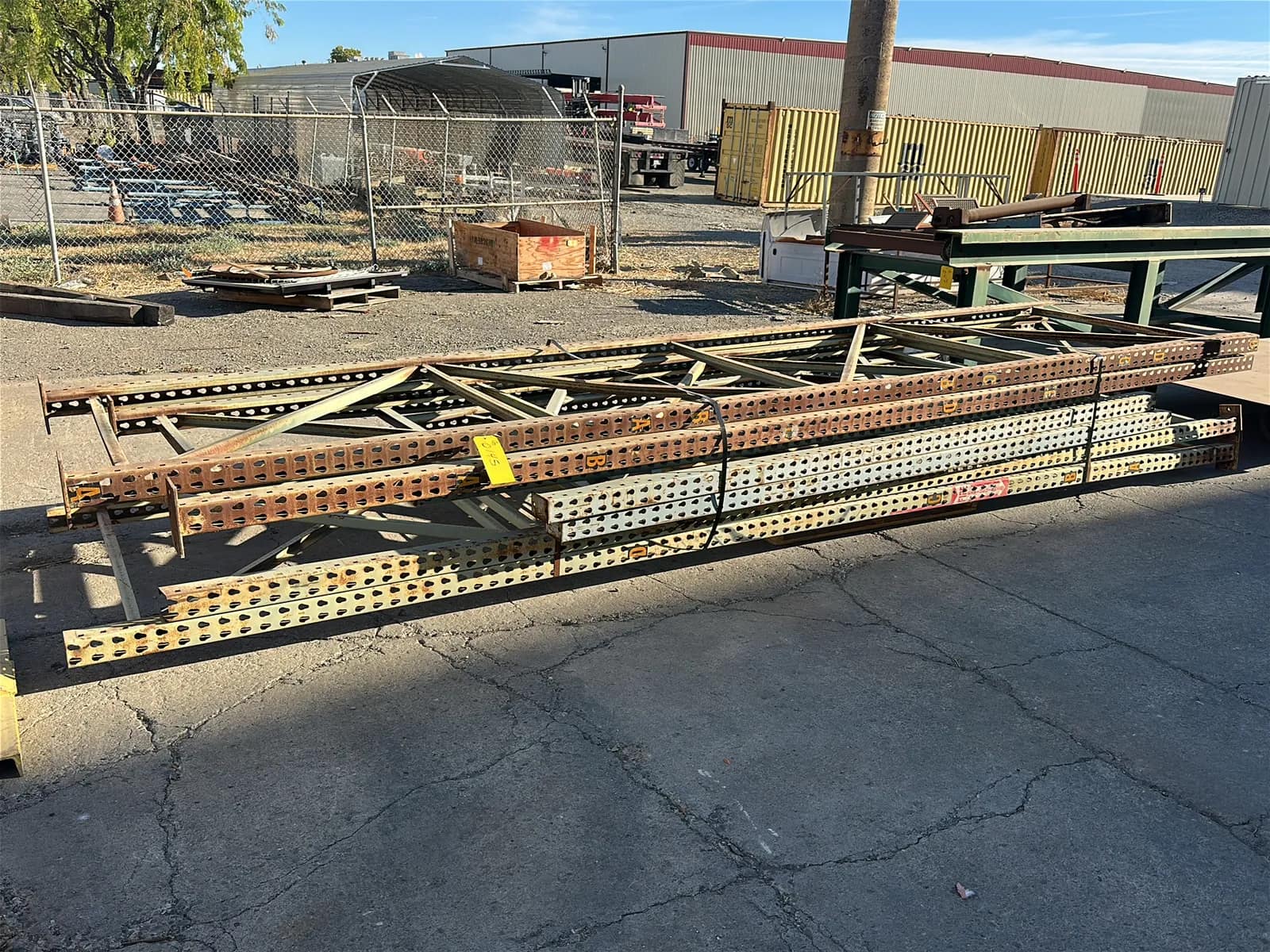 Pallet Racking Bundle: (2) 184” Uprights, (2) 10’ Uprights, And (2) 190” Uprights, photo 1 of 6