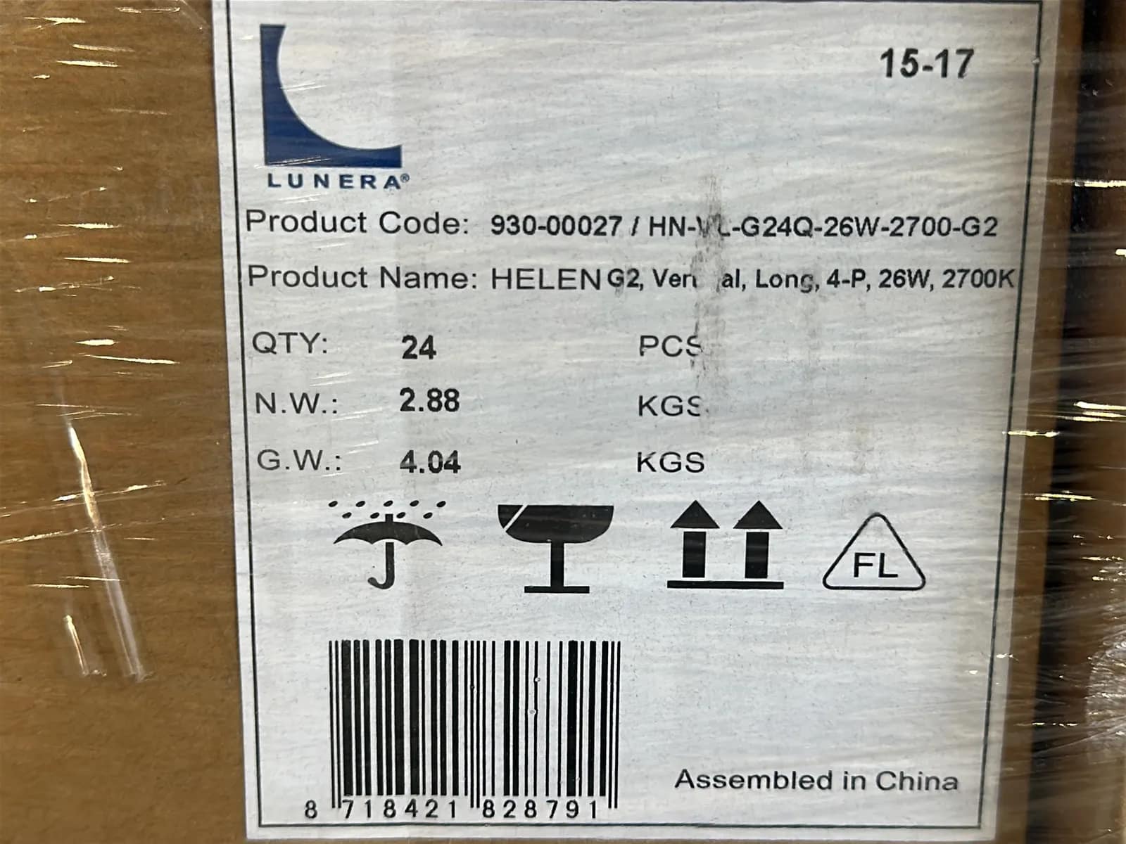 (2592) Lunera LED Vertical Helen Lamps - $93,312 Approximate Retail Value (Unused), photo 5 of 5