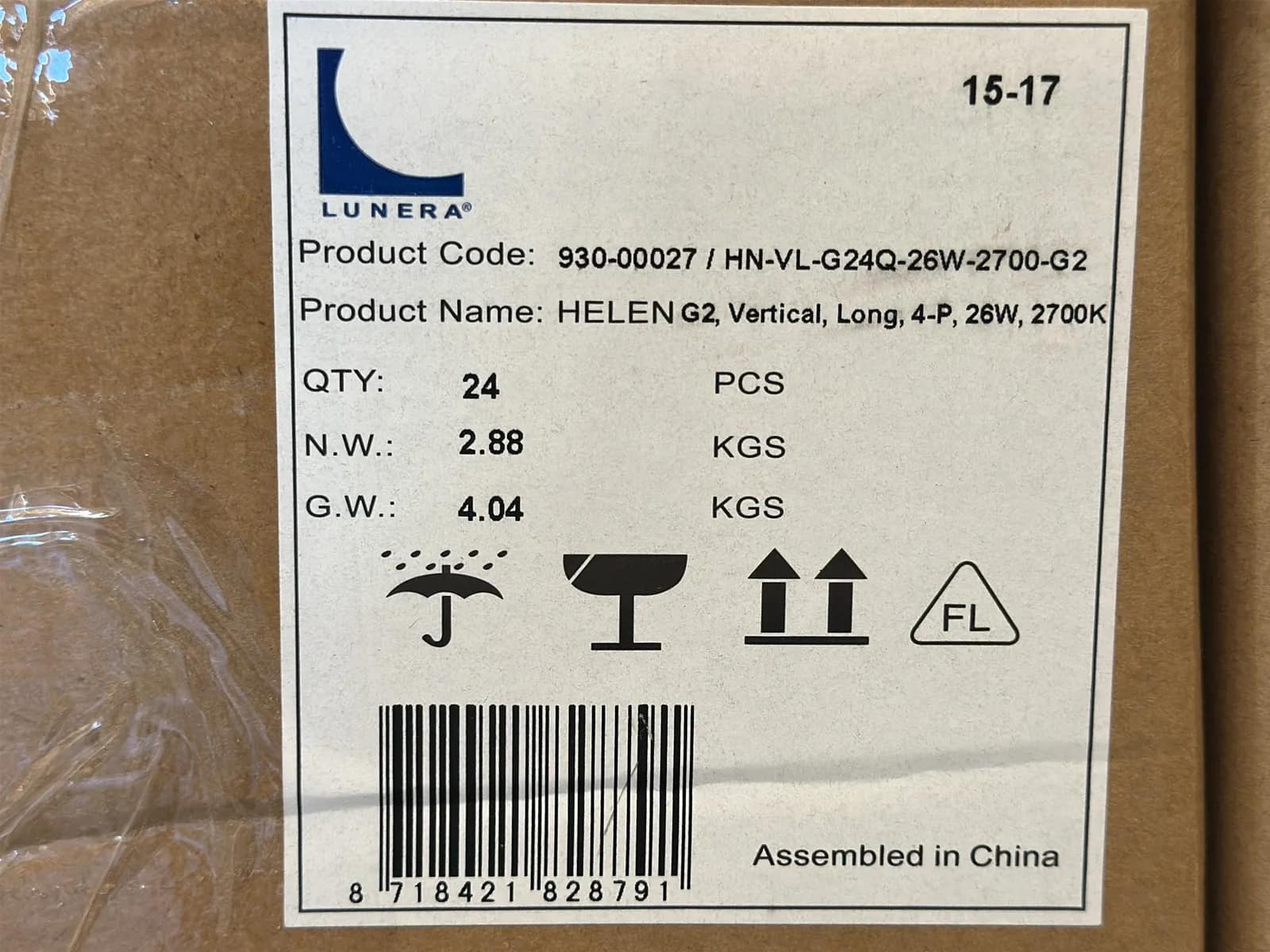 (2880) Lunera LED Vertical Helen Lamps - $103,680 Approximate Retail Value (Unused), photo 2 of 5