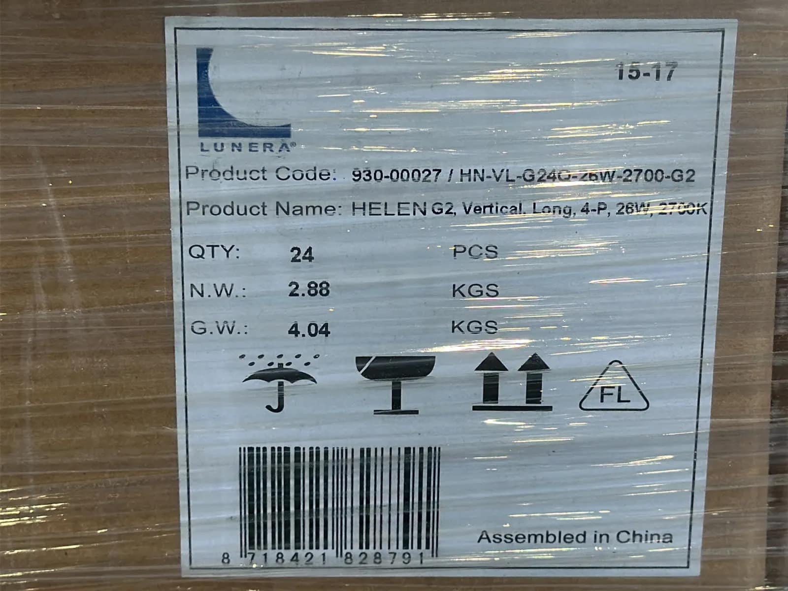 (2880) Lunera LED Vertical Helen Lamps - $103,680 Approximate Retail Value (Unused), photo 3 of 5