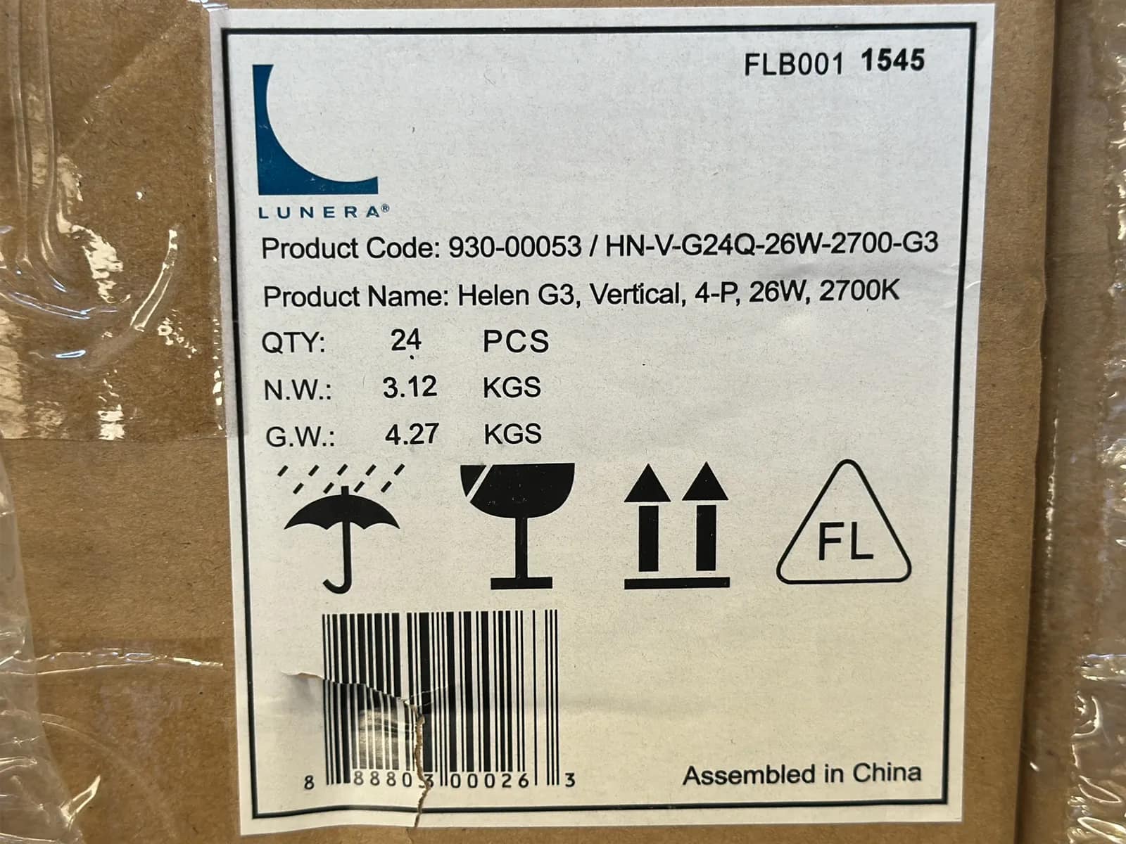 (2880) Lunera LED Vertical Helen Lamps - $103,680 Approximate Retail Value (Unused), photo 2 of 4