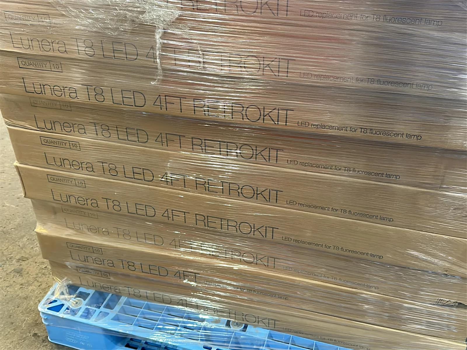 (400) Lunera 4' LED Straight Tube Light Bulbs - $6,000 Approximate Retail Value (Unused), photo 6 of 9
