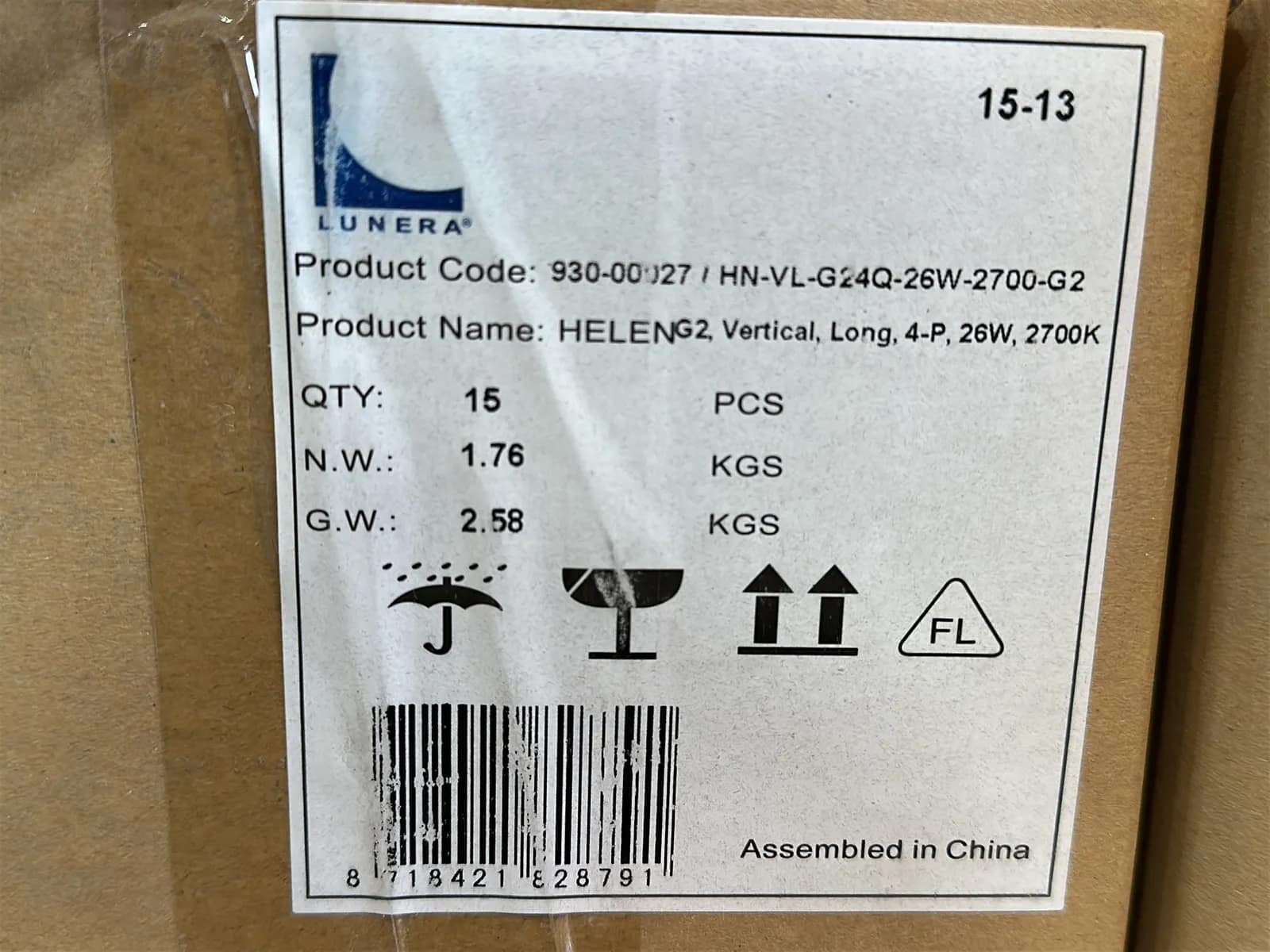 (2061) Lunera LED Vertical Helen Lamps - $74,196 Approximate Retail Value (Unused), photo 2 of 7