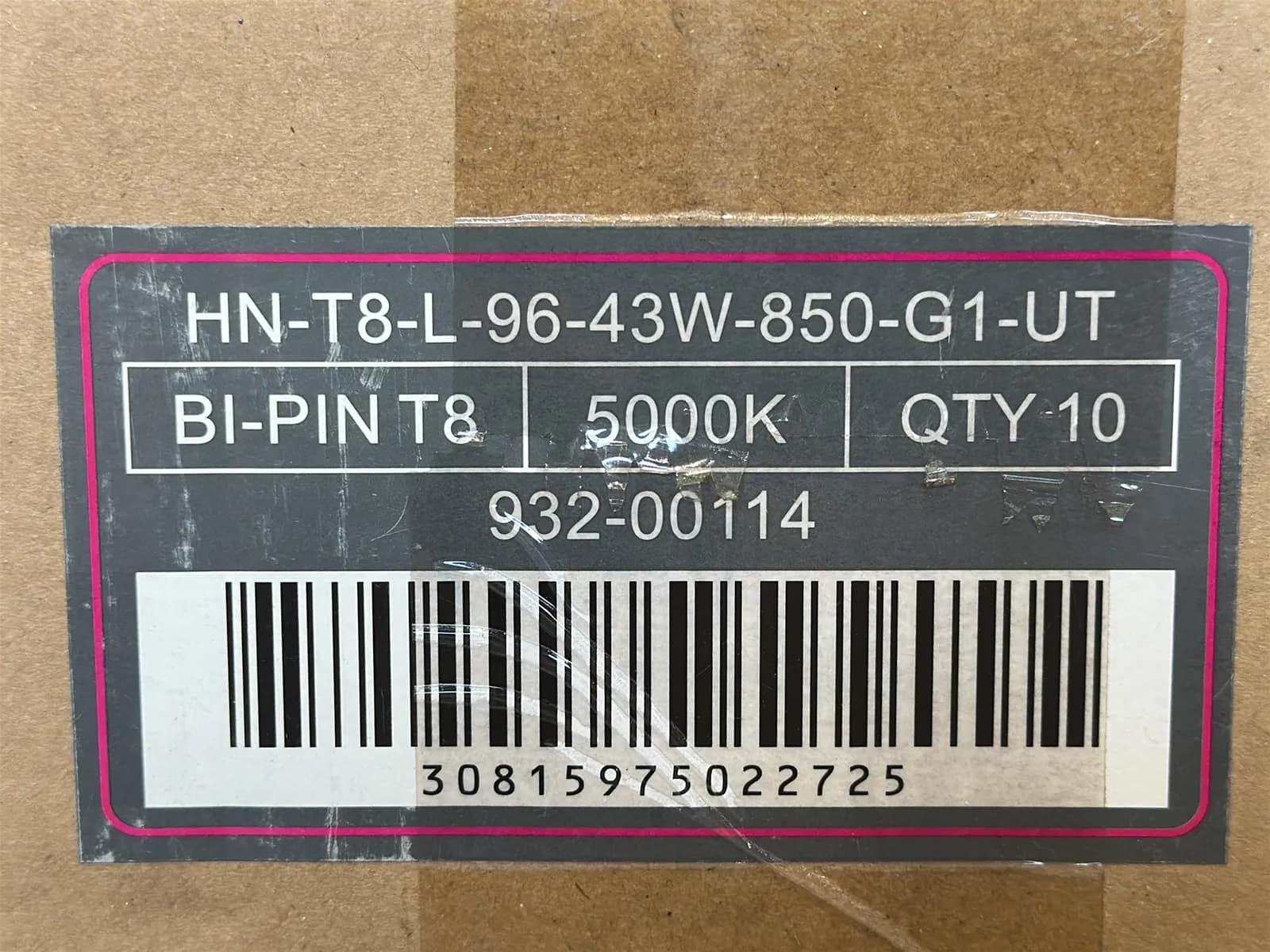 (550) Lunera 8' LED Straight Tube Light Bulbs - $28,600 Approximate Retail Value (Unused), photo 2 of 6